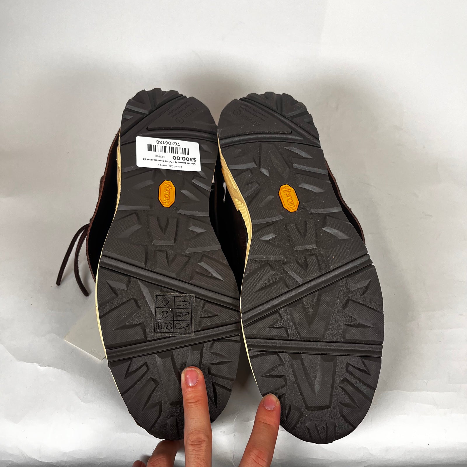 Visvim Brown FBT Prime Runners Size 12