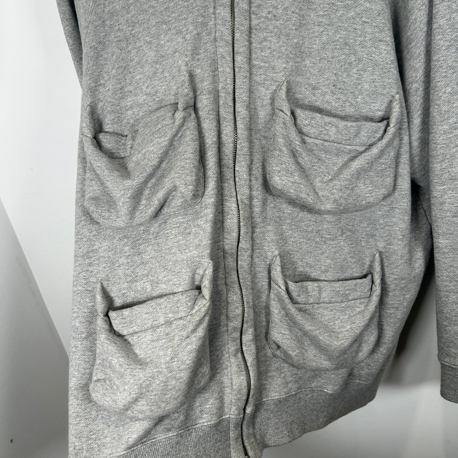 Number (N)ine 4-Pocket Grey Hoodie Size 3