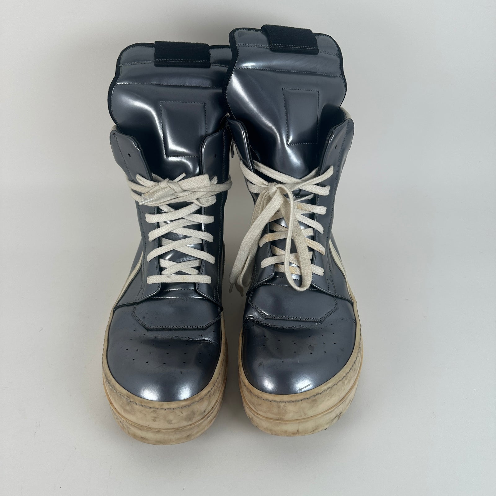 Rick Owens Metallic Geobasket Size 45