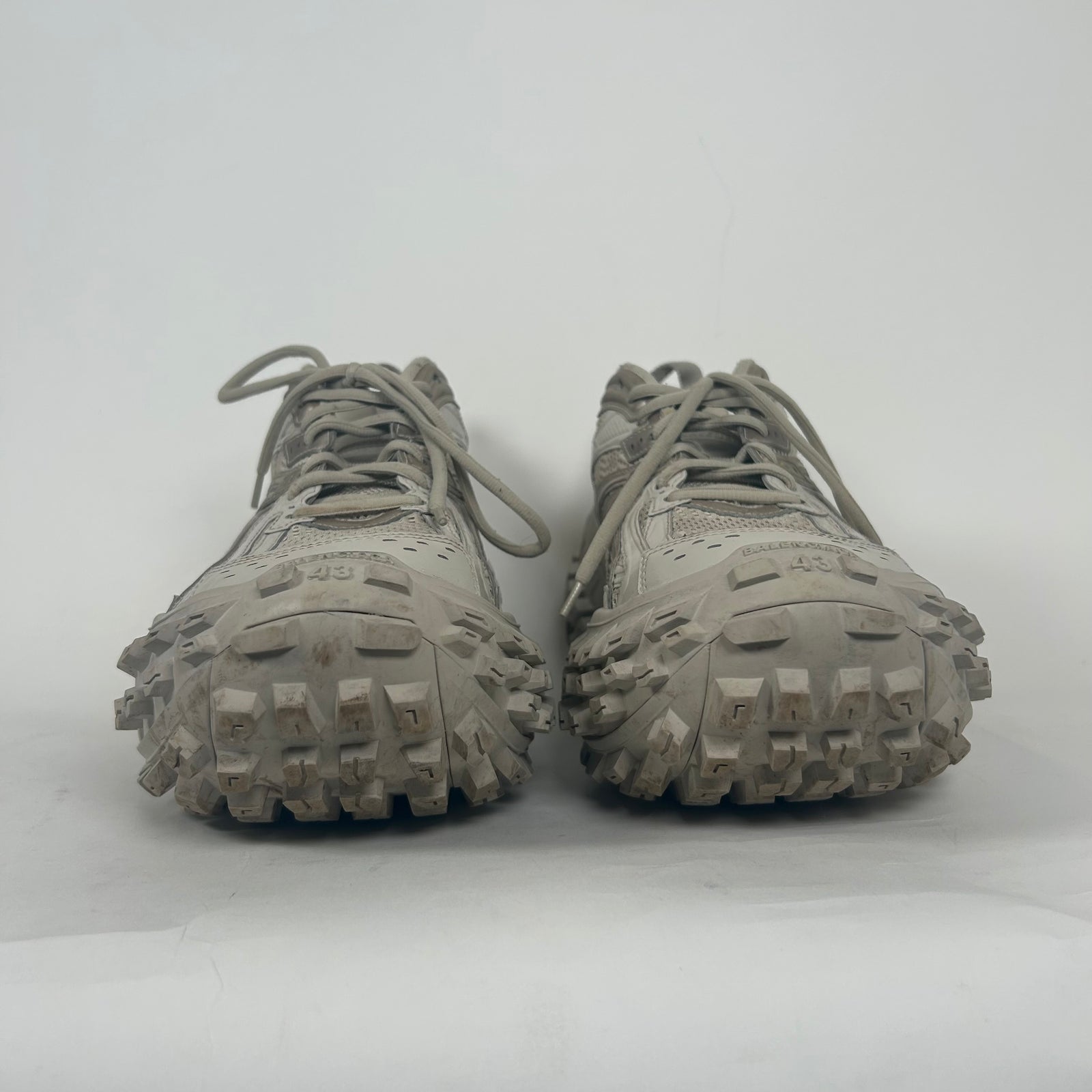 Balenciaga Beige Defender Sneakers Size 43