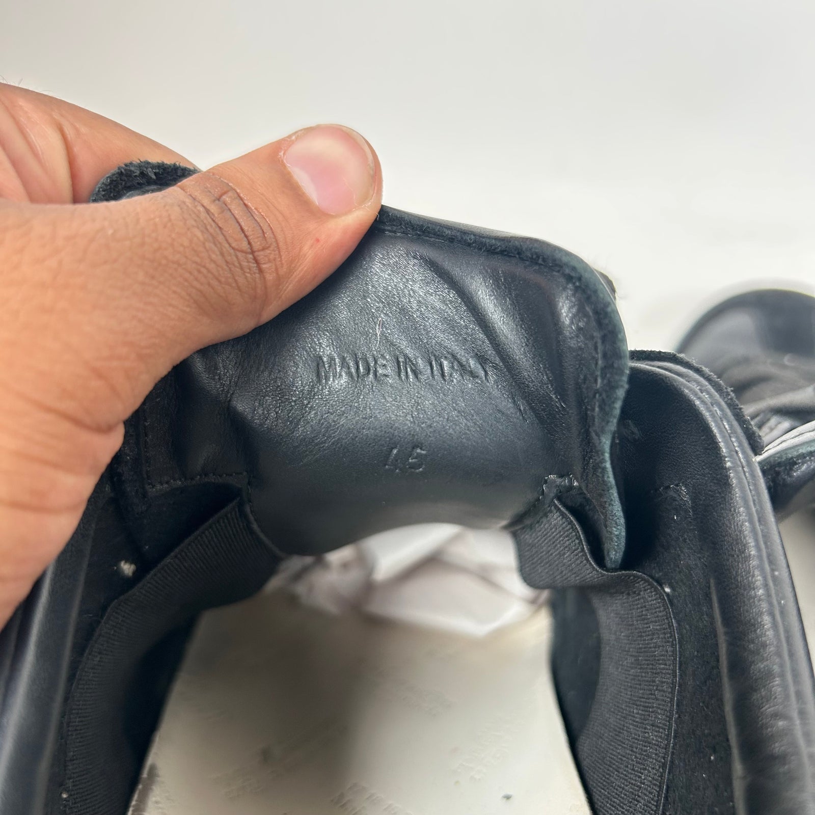Maison Margiela Triple Black Gats Size 45