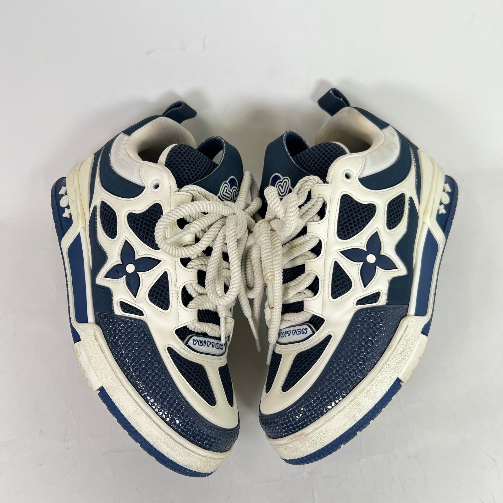 Louis Vuitton Navy Skate Sneakers
