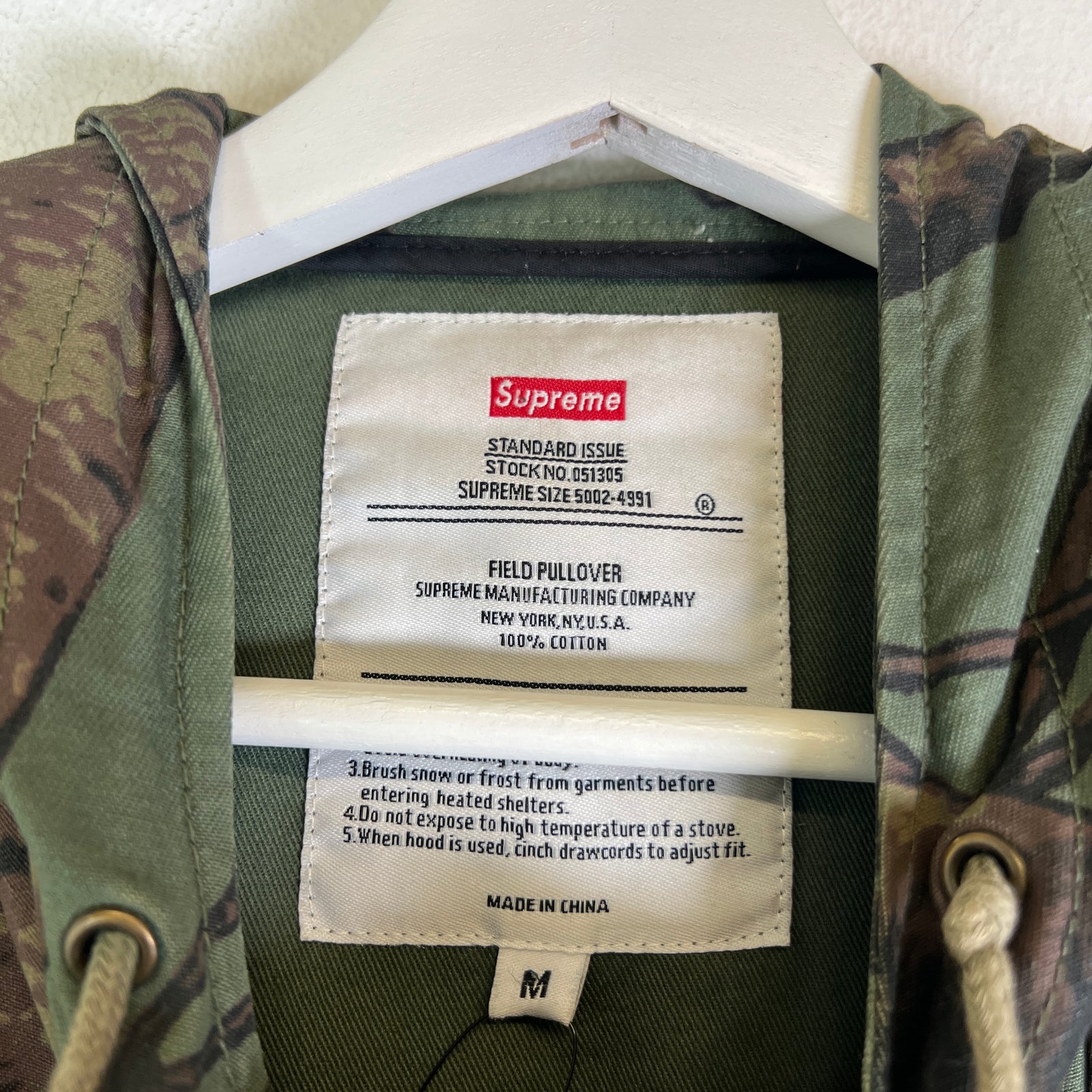 Supreme FW12 Green Realtree Camo Field Pullover