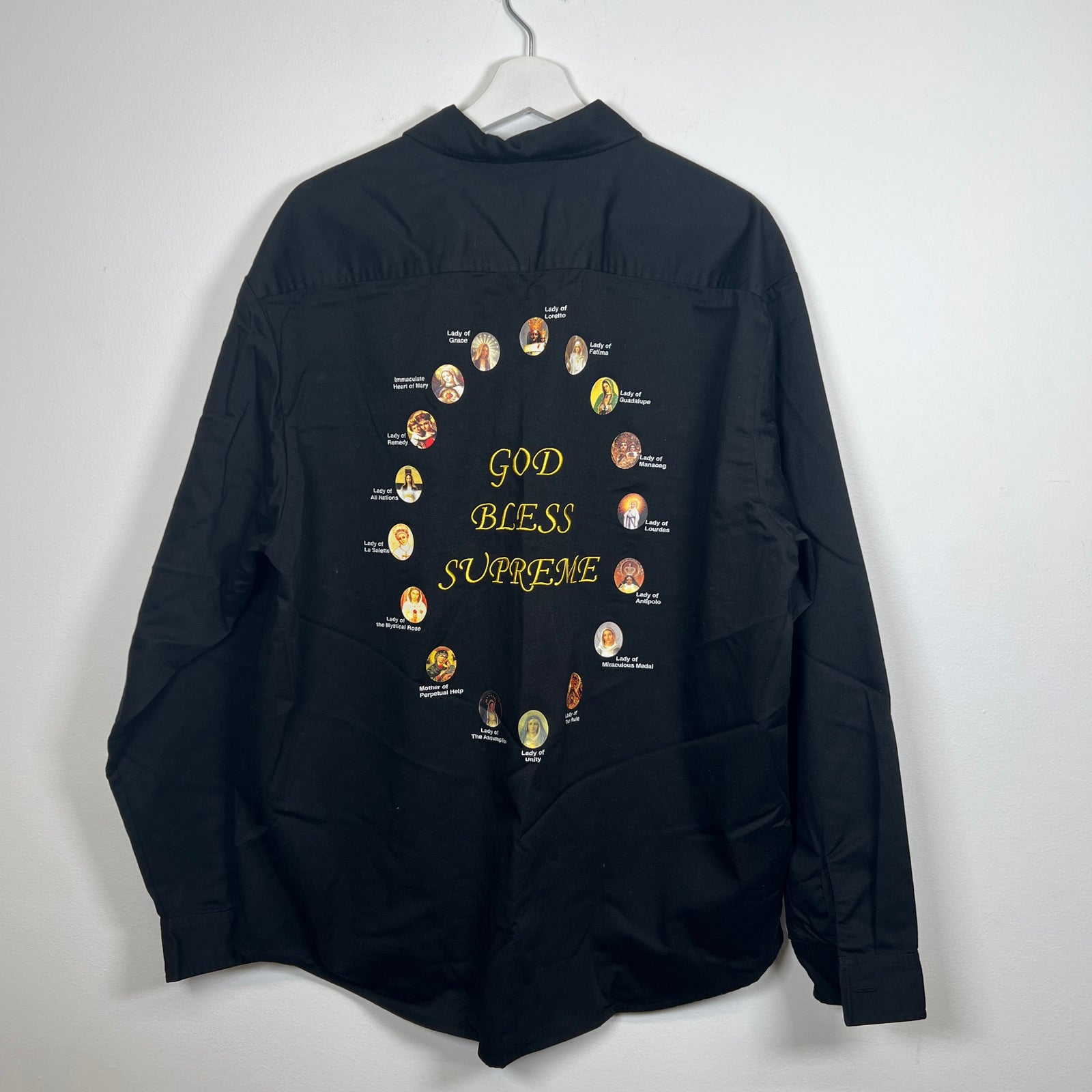 Supreme 'God Bless' Work Shirt Size XL
