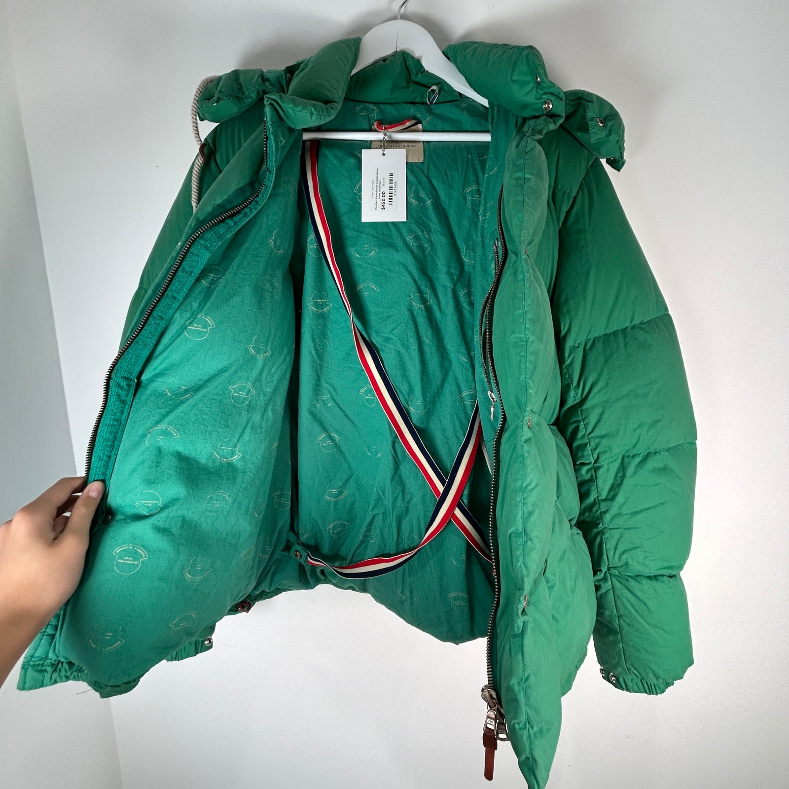 Moncler x Visvim Borosiri Guibotto Green Down Jacket Size L