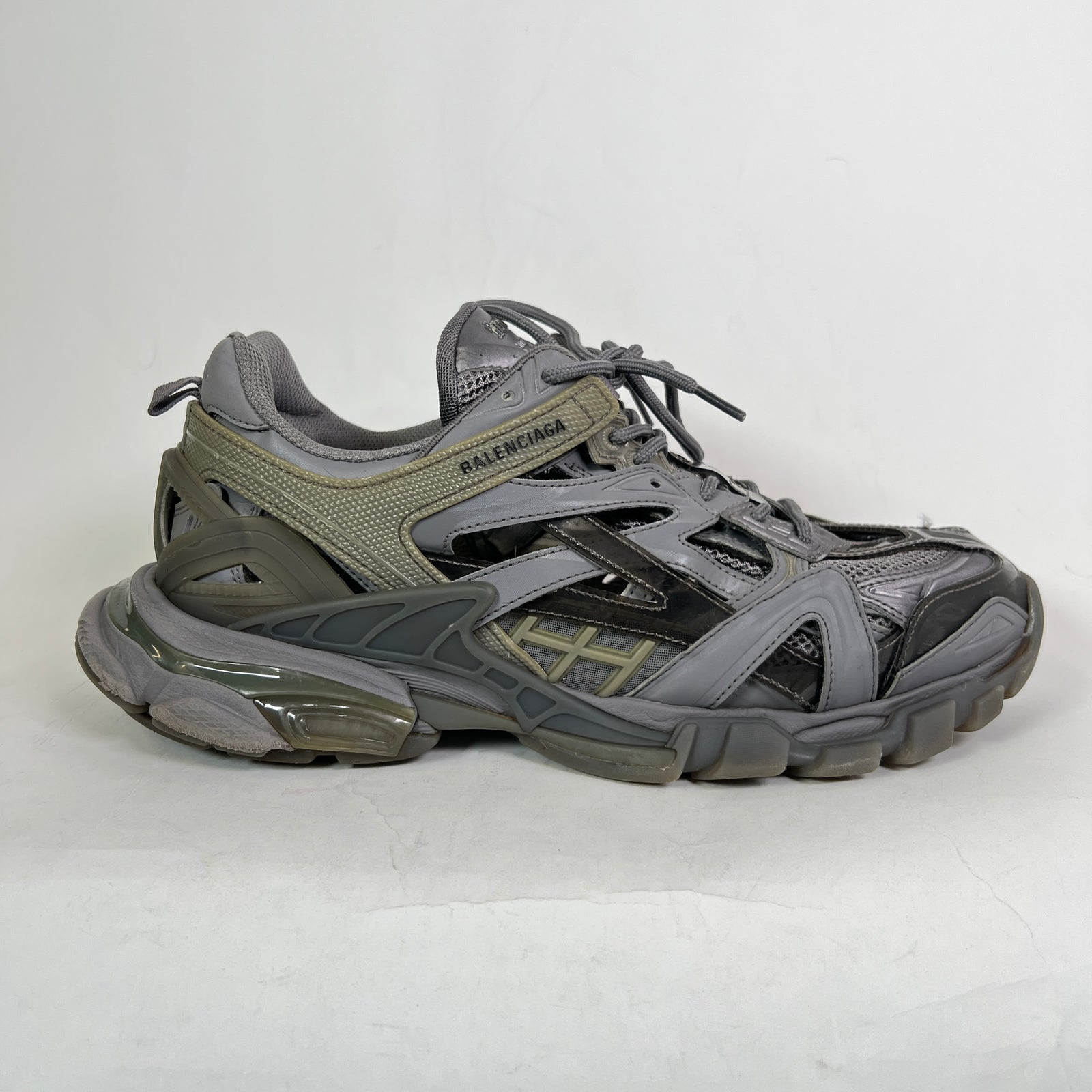 Balenciaga Grey Track 2 Sneaker Size 44