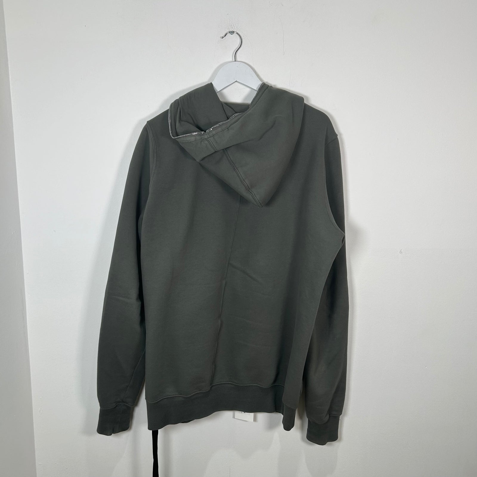 Rick Owens Full Zip Hustler Blue Hoodie Size XXL