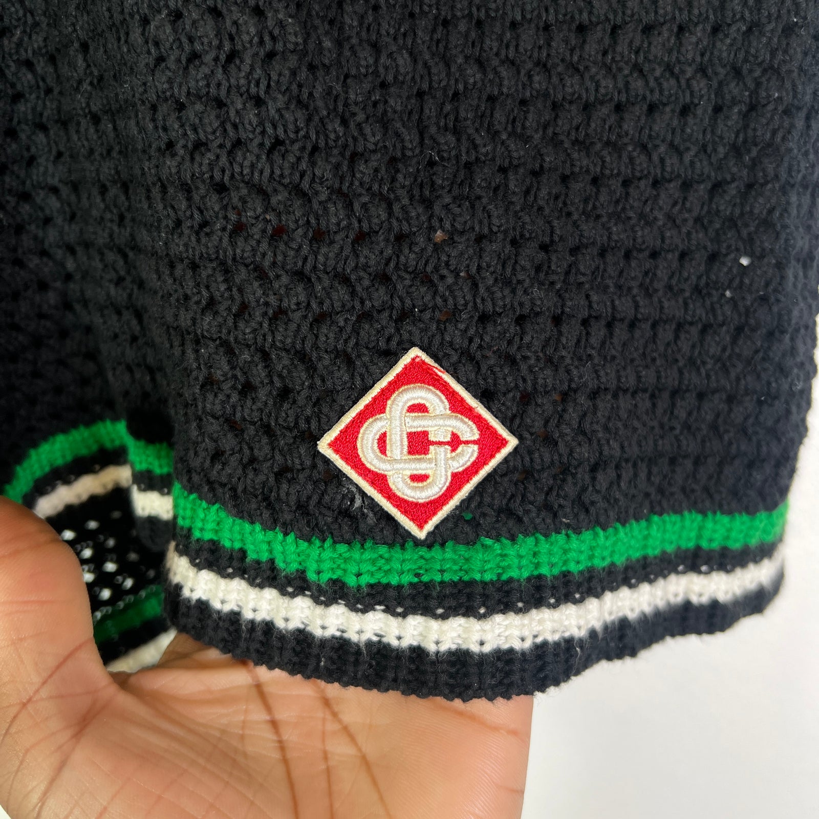 Casablanca Tennis Crochet Shorts