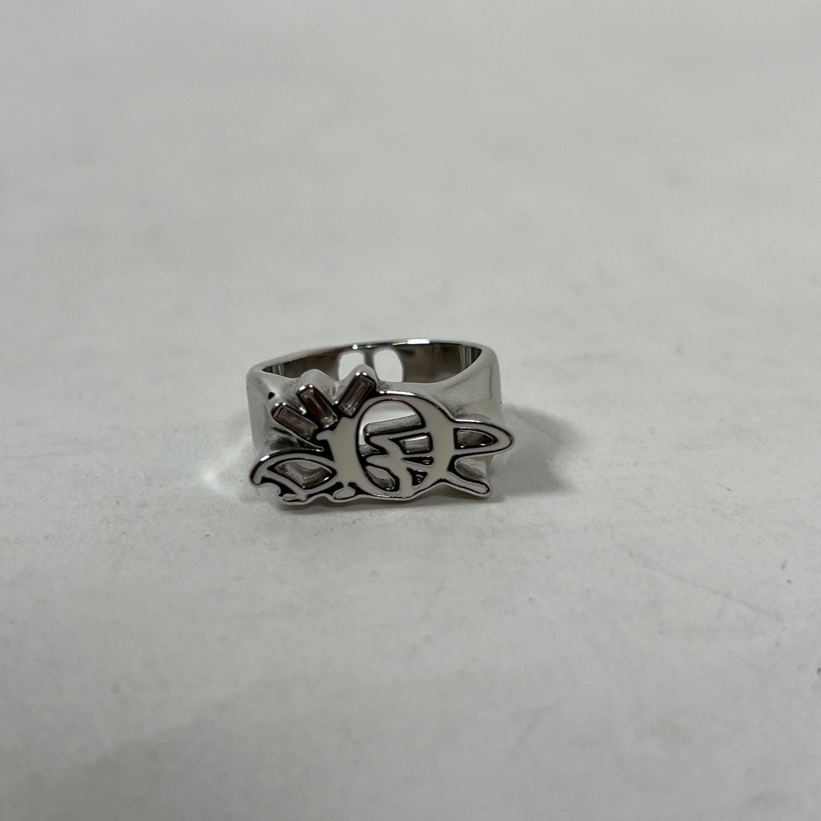 Dior x Cactus Jack Silver Ring Size M