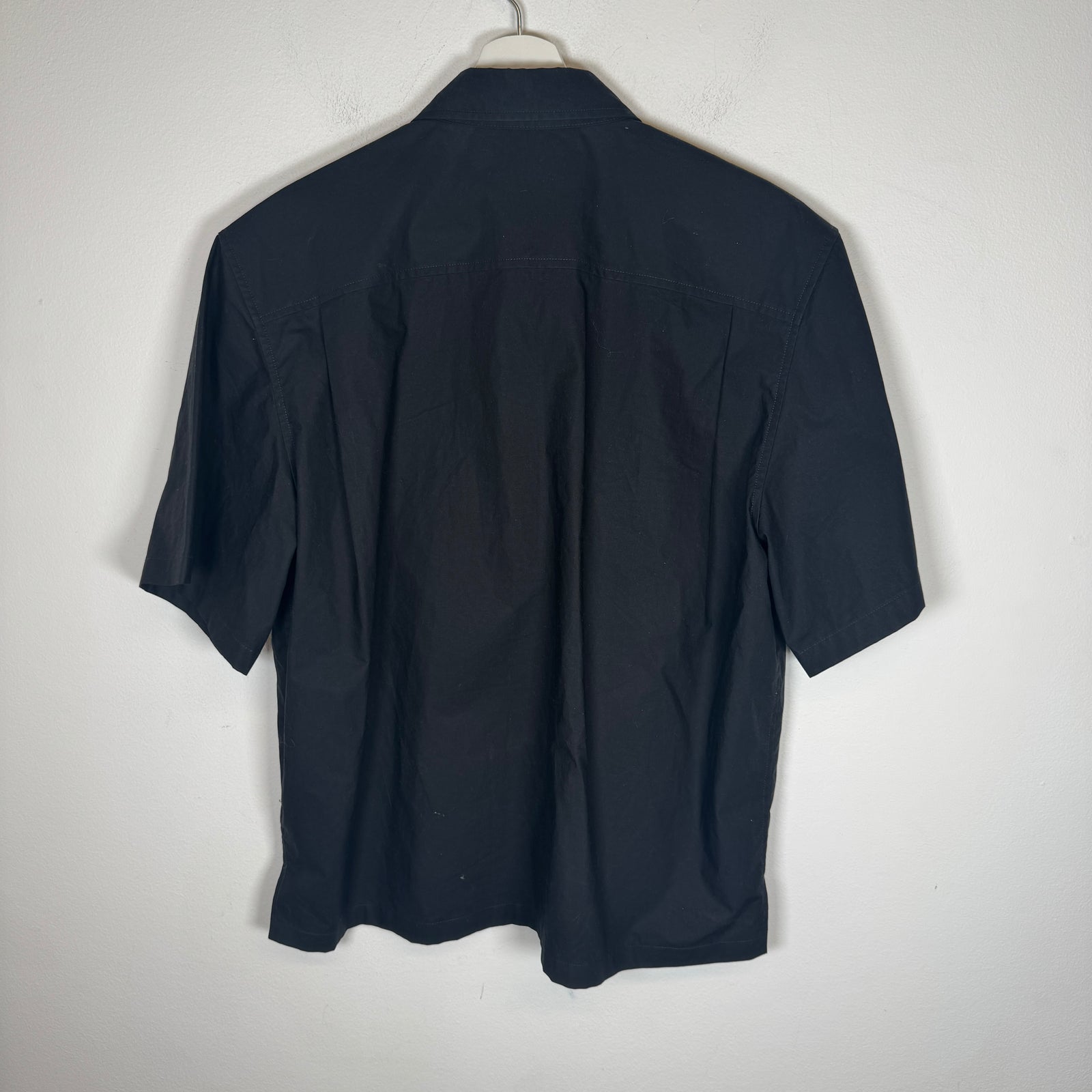 Off-White Black Wave Off Button-Up Shirt Size S