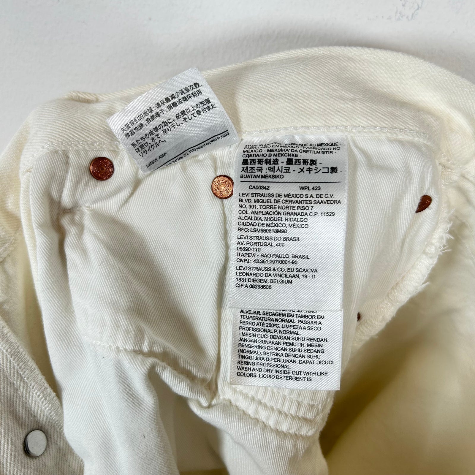Denim Tears White Wreath Denim Jeans Size 40