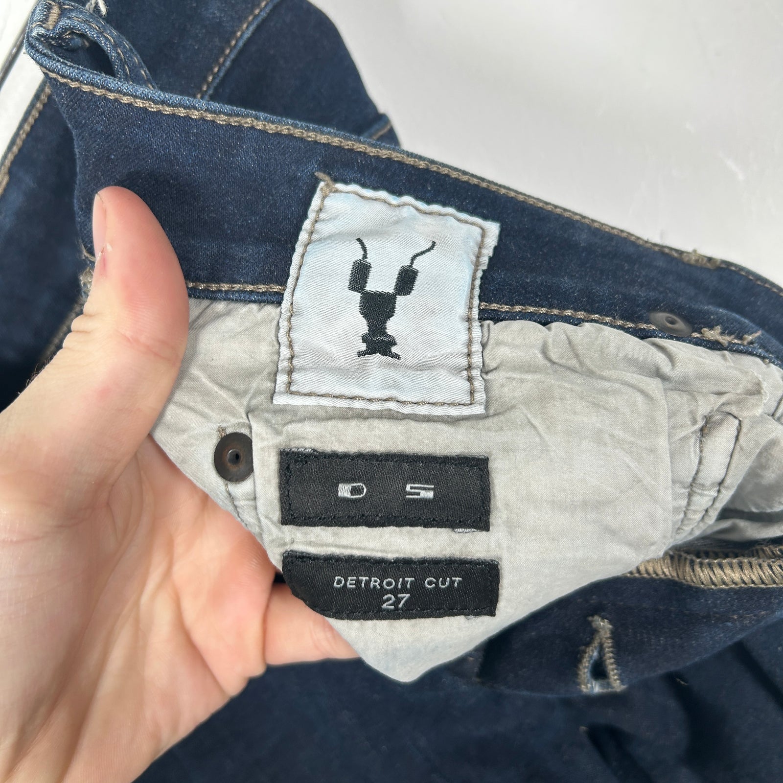 Rick Owens Detroit Cut Jeans Size 27