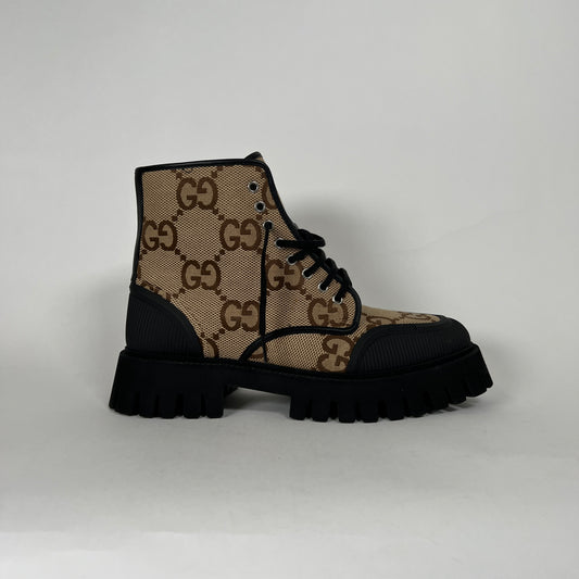 Gucci Combat Boots GG Supreme Size 11