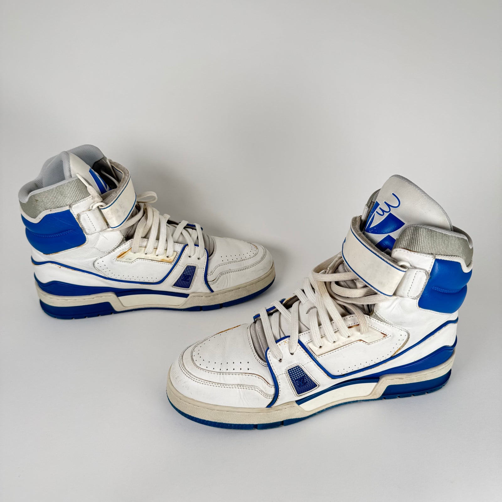 Louis Vuitton Blue Hightop Trainer Size LV 6