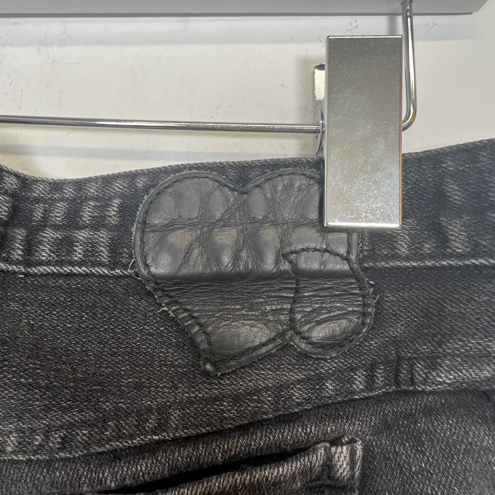 Number (N)ine Black Pain Denim Size 30