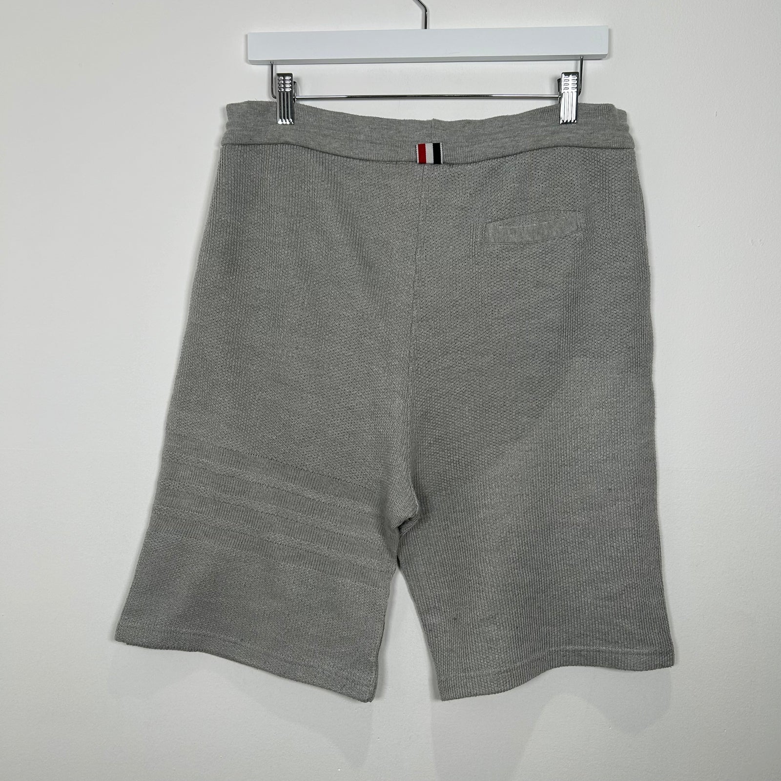 Thom Browne Grey Knit Shorts Size 4