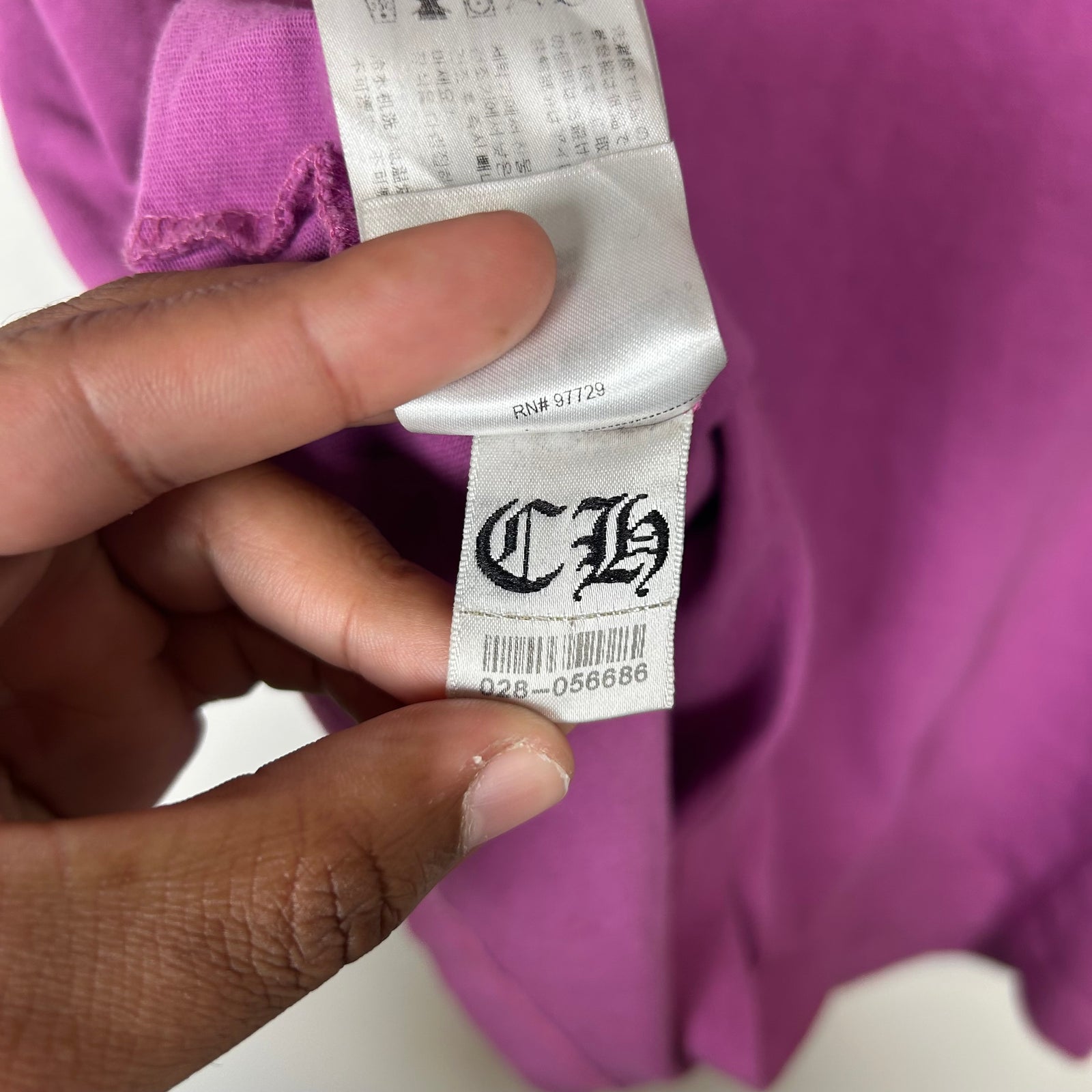 Chrome Hearts Purple Matty Boy Spider Web Tee Size XL