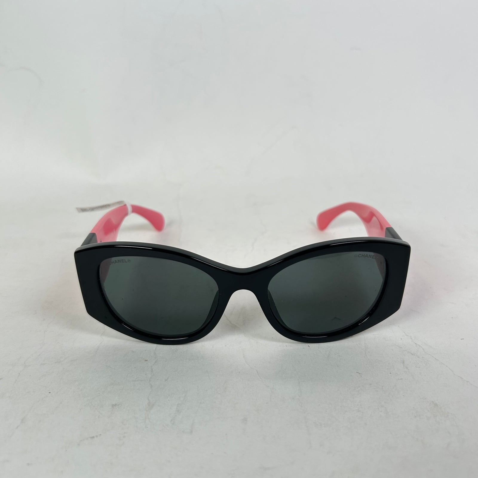 Chanel CC Acetate Oval Sunglasses