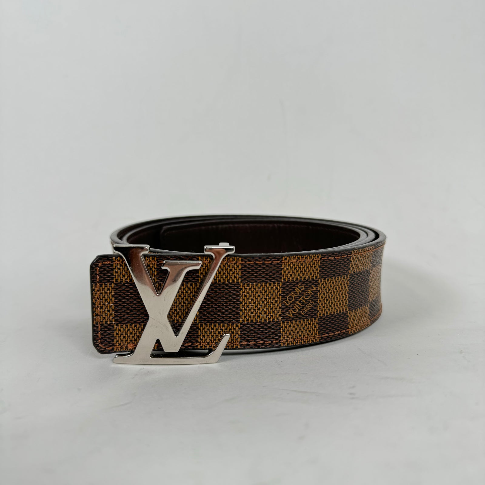 Louis Vuitton Damier Ebene 40mm Belt Size 95