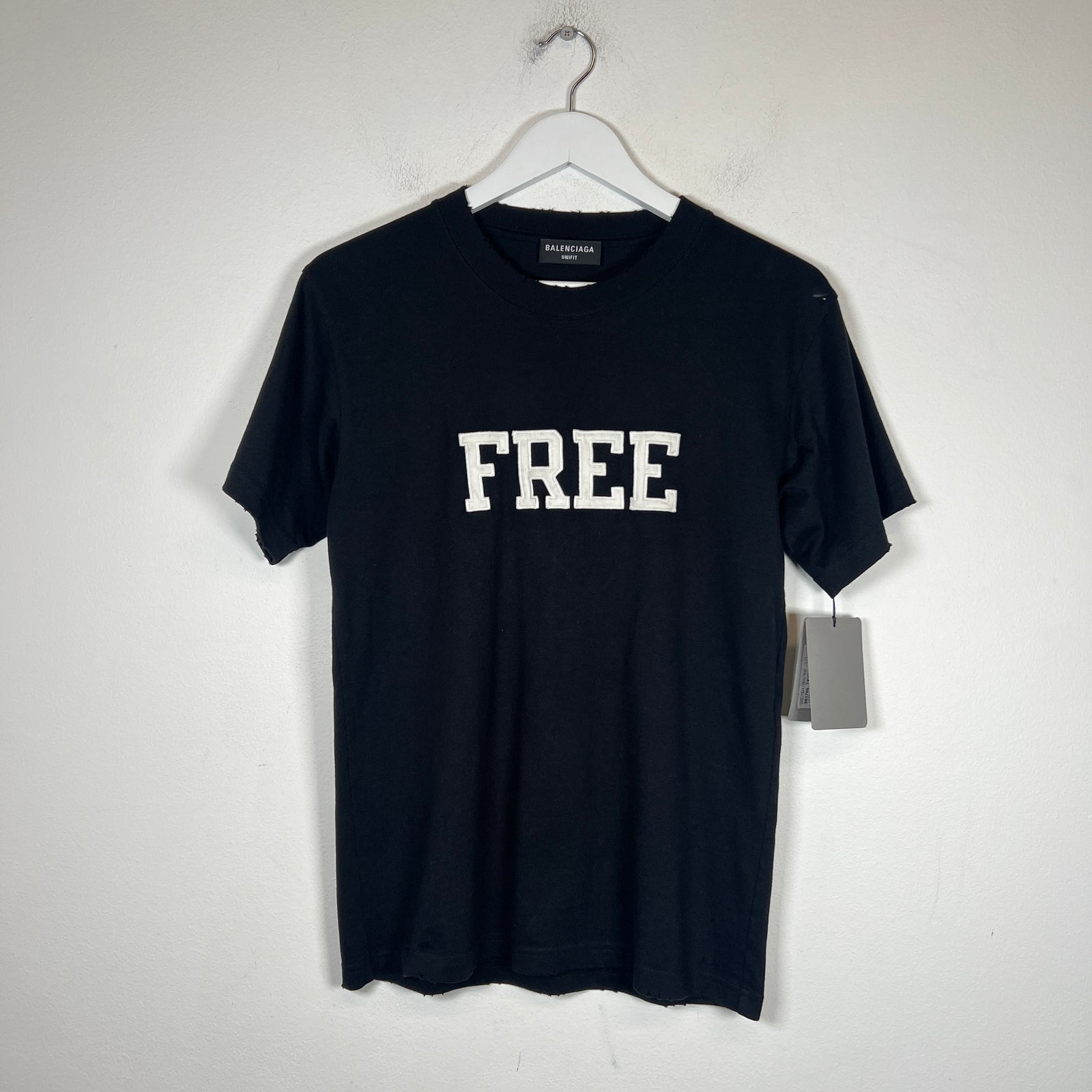 Balenciaga Black 'Free' T-Shirt Size XS
