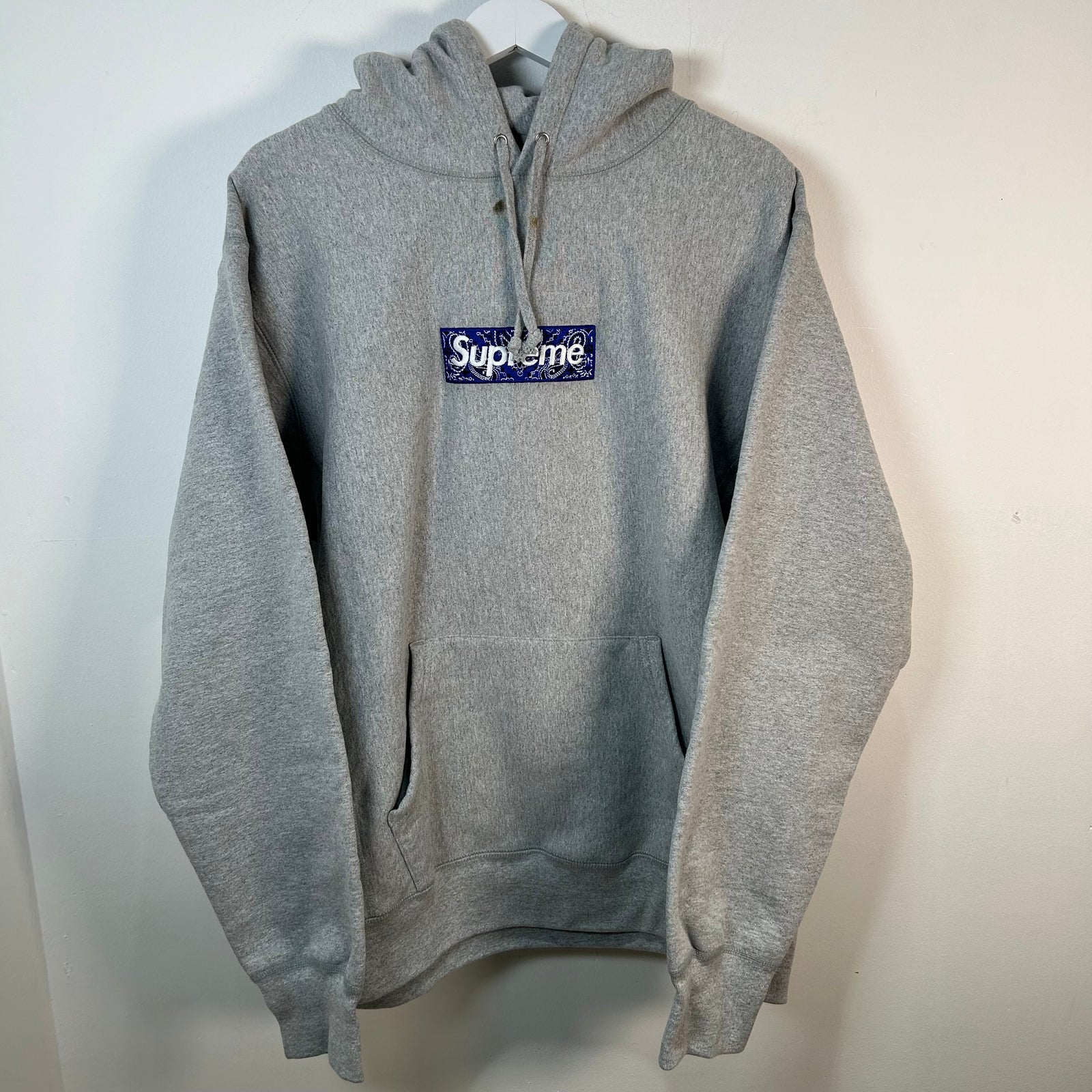 Supreme Paisley Box Logo Hoodie Size XL