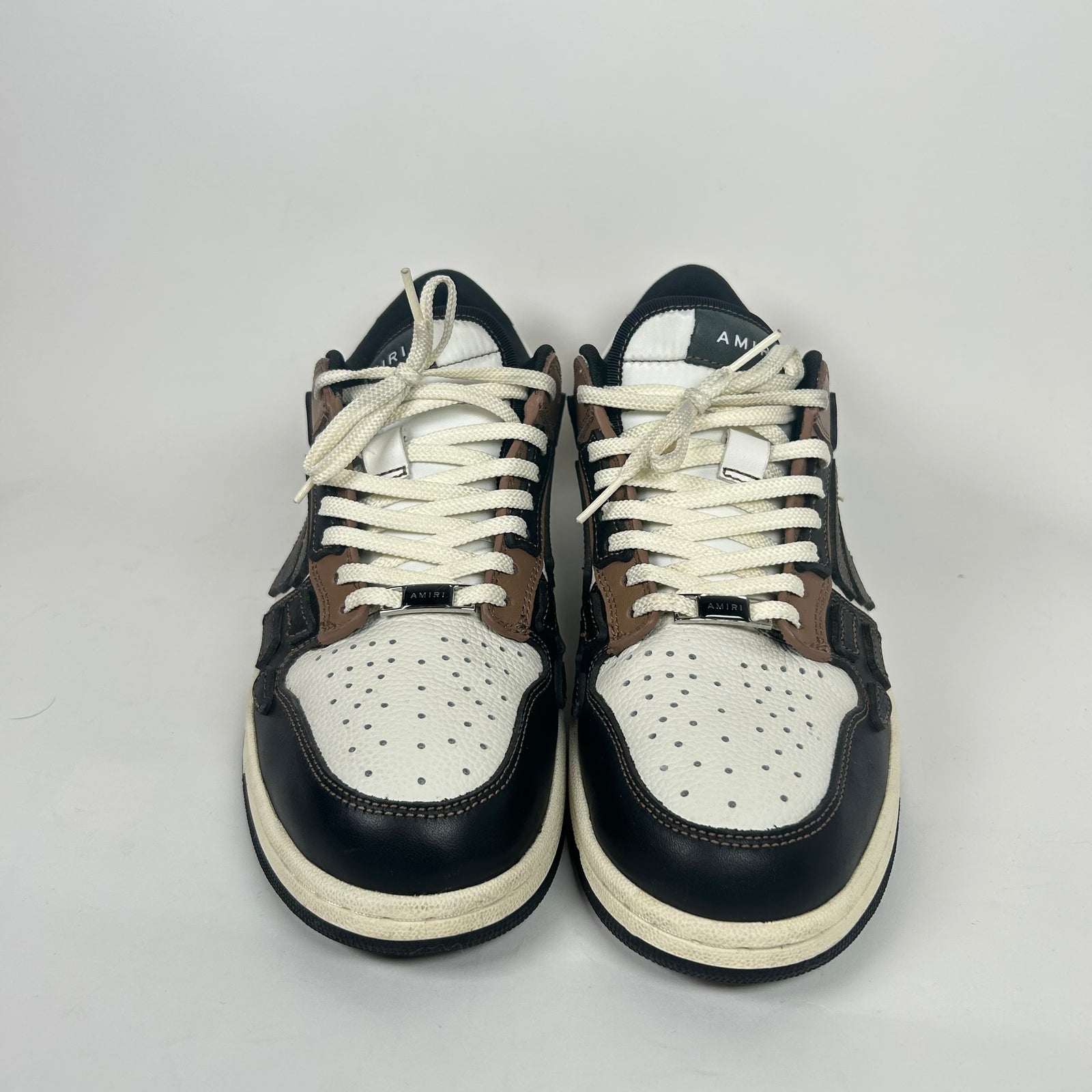 Amiri Mocha Skel Low-Top Sneaker Size 43