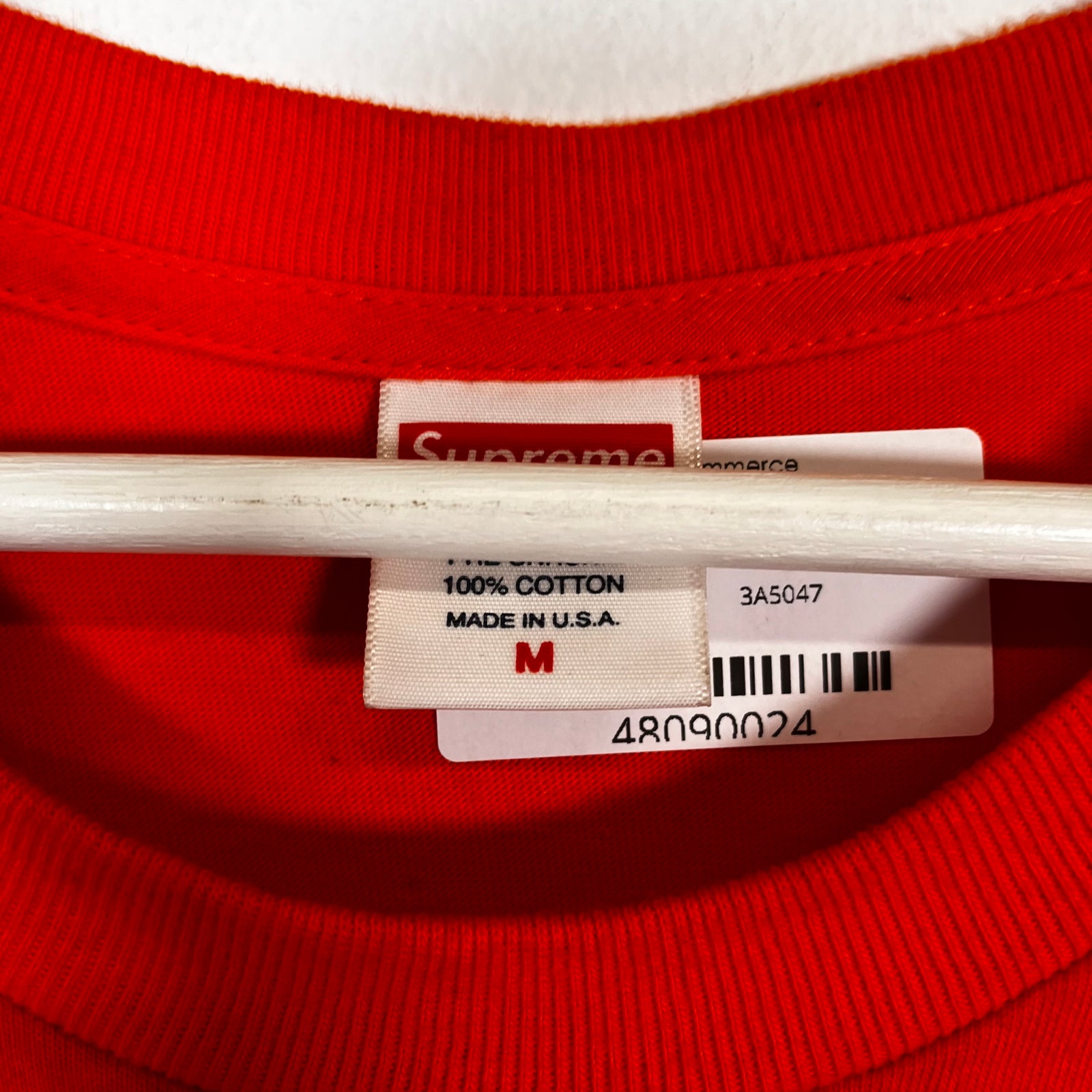 Supreme Orange Daniel Johnson T-Shirt Size M