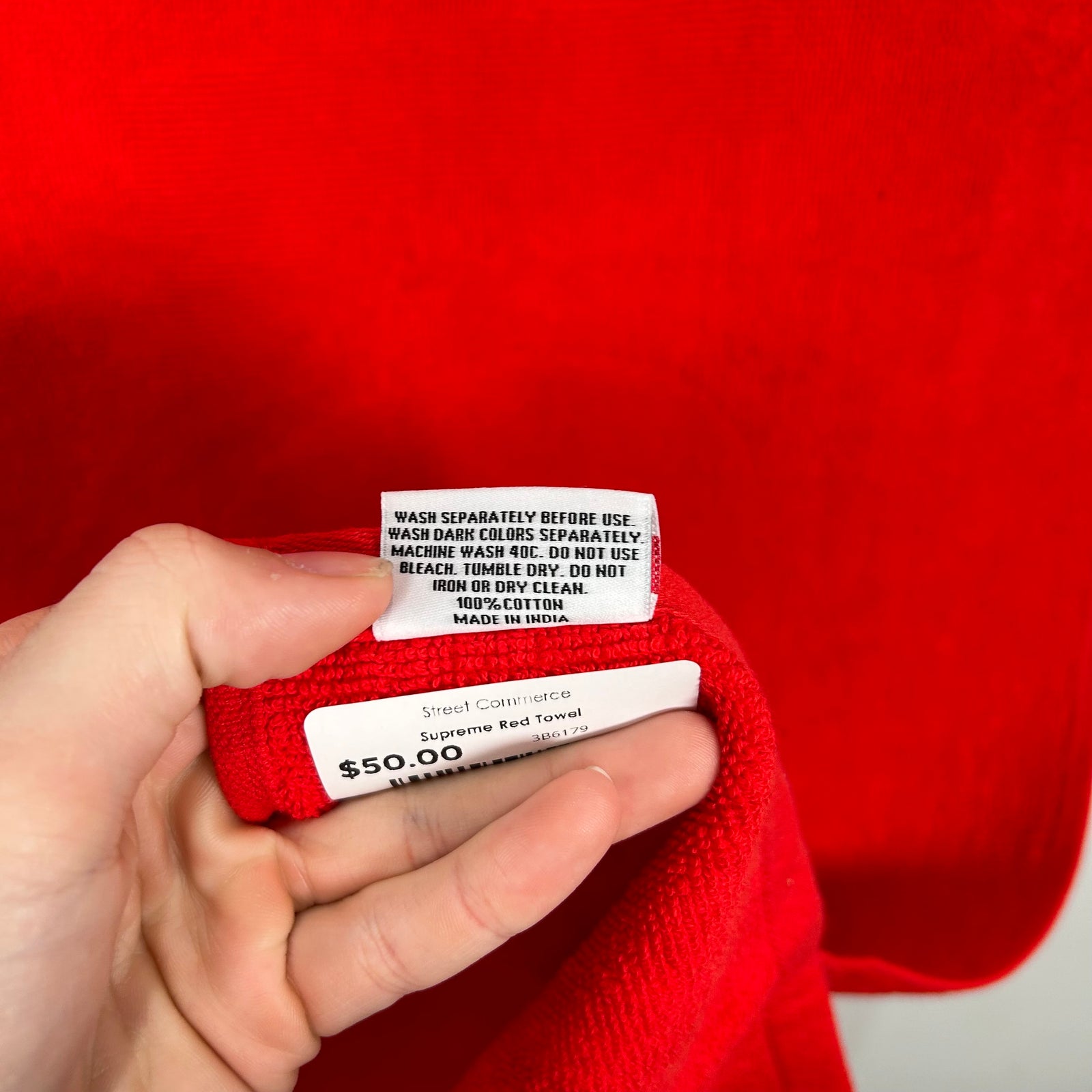 Supreme Red Towel