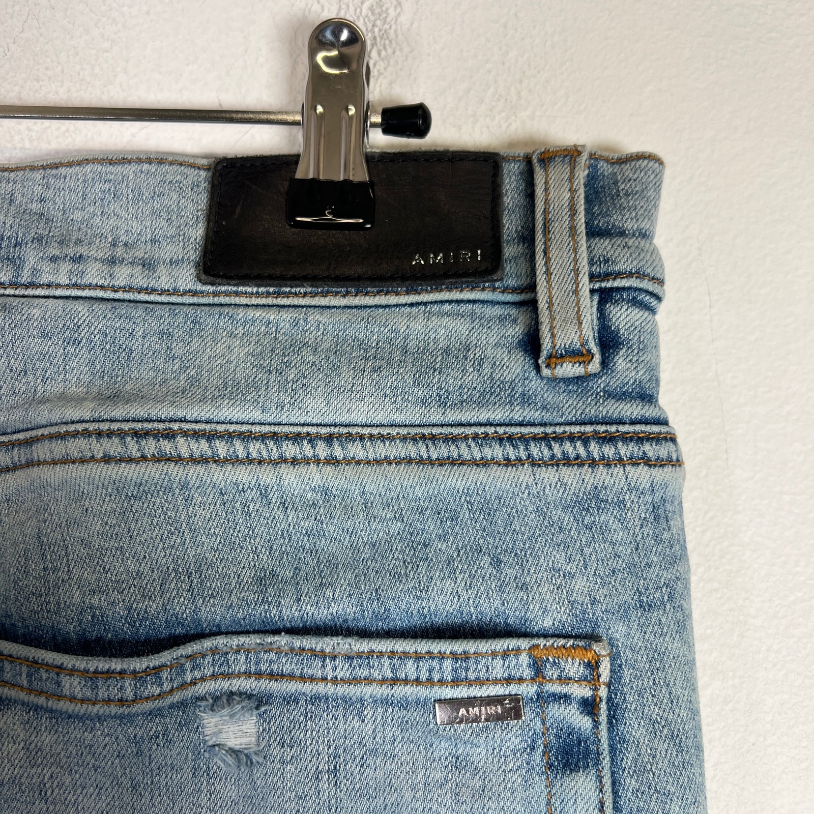 Amiri Playboy Magazine Denim Skinny Jeans