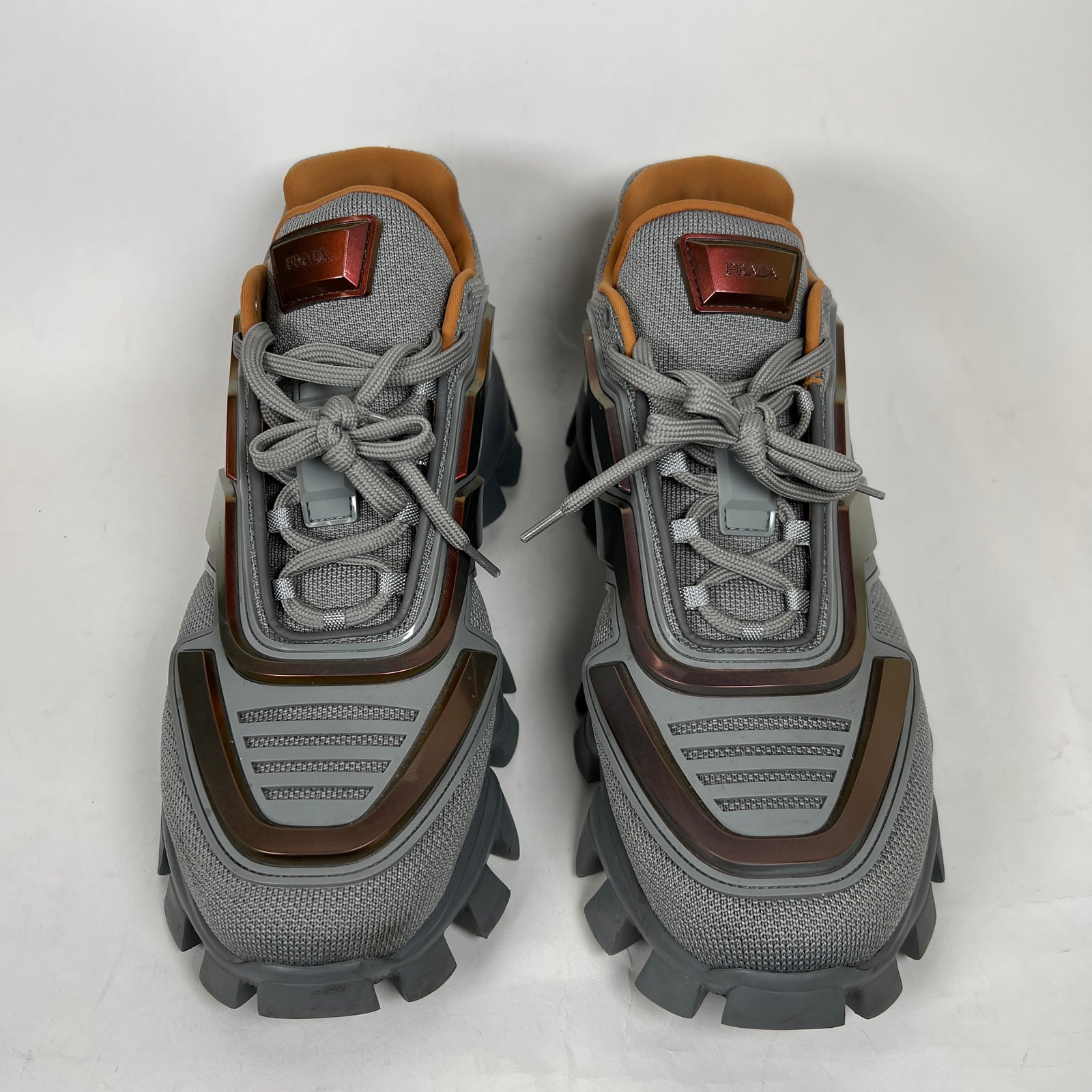 Prada Grey/Bronze Cloudbust Thunder Sneaker Size 9.5