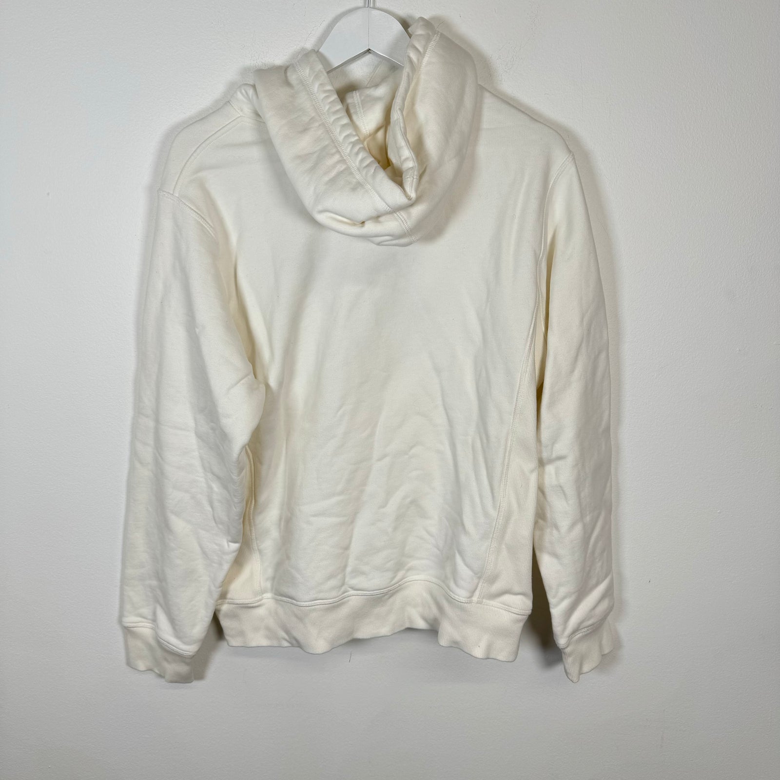 Dior White Flowers Embroidered Hoodie Size M