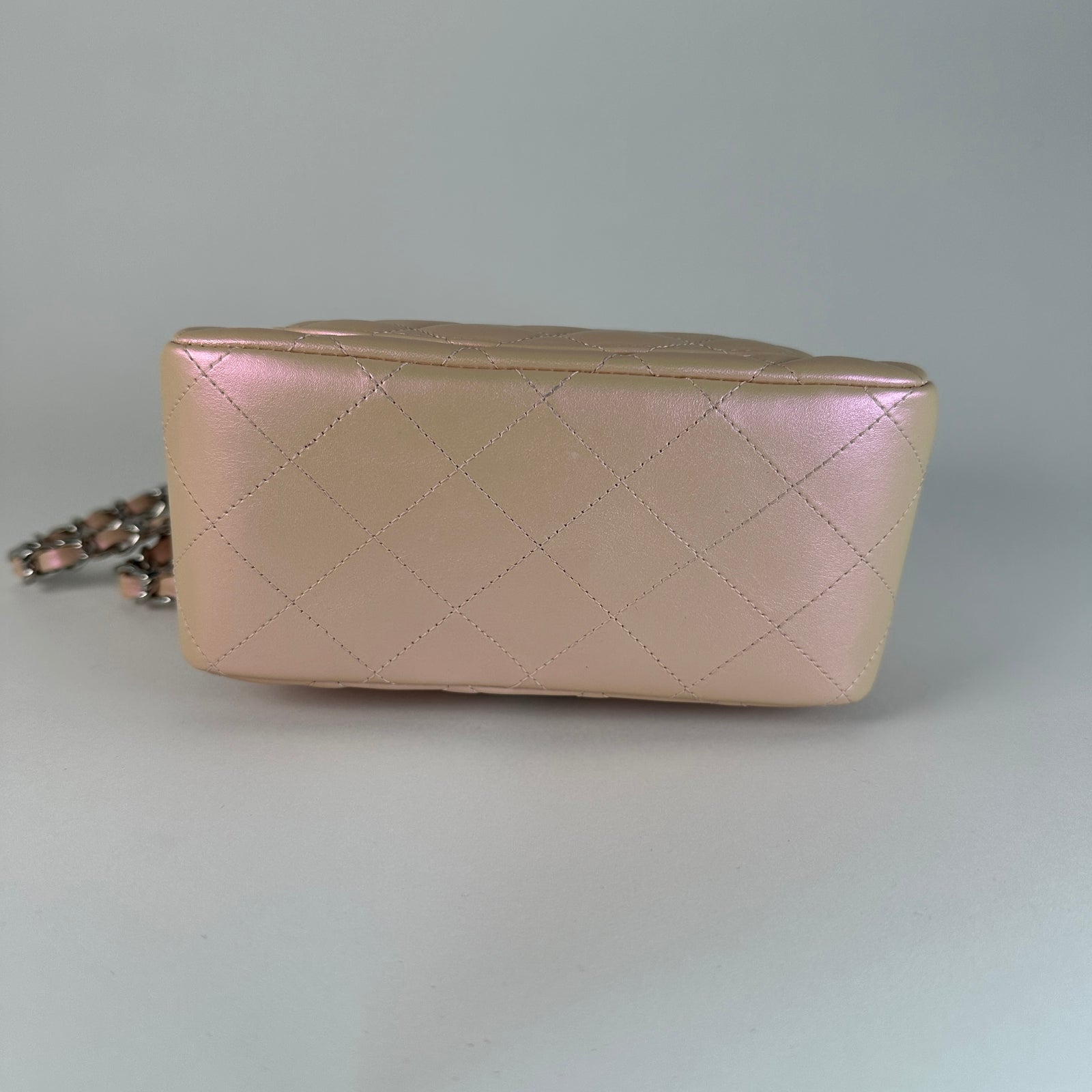 Chanel Mini Square Iridescent Calfskin Flap