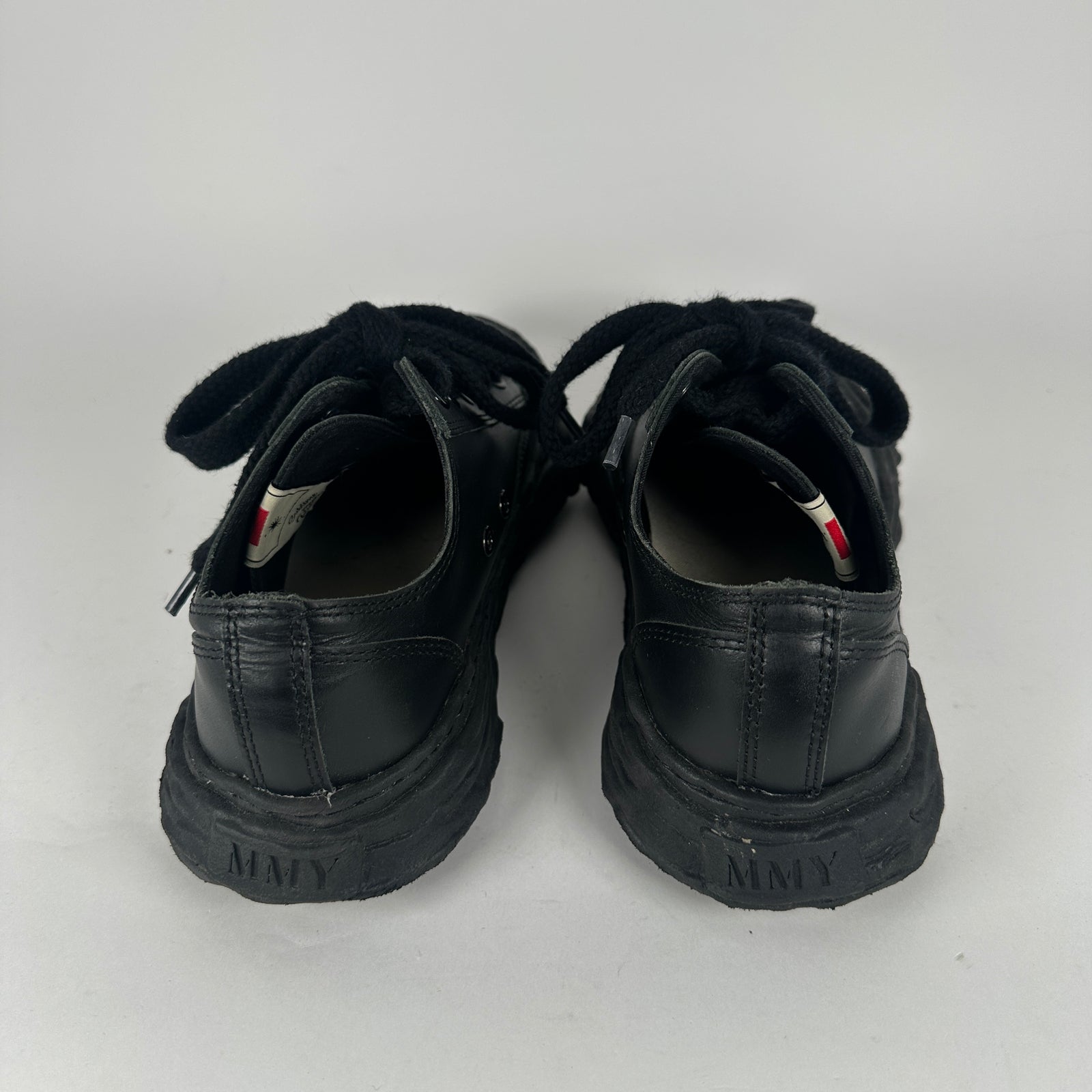 Maison Mihara Triple Black Low-Tops Size 7