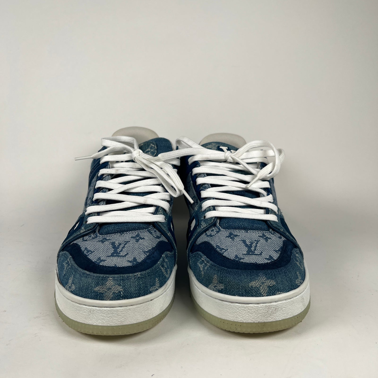 Louis Vuitton Denim Trainers Size 7.5
