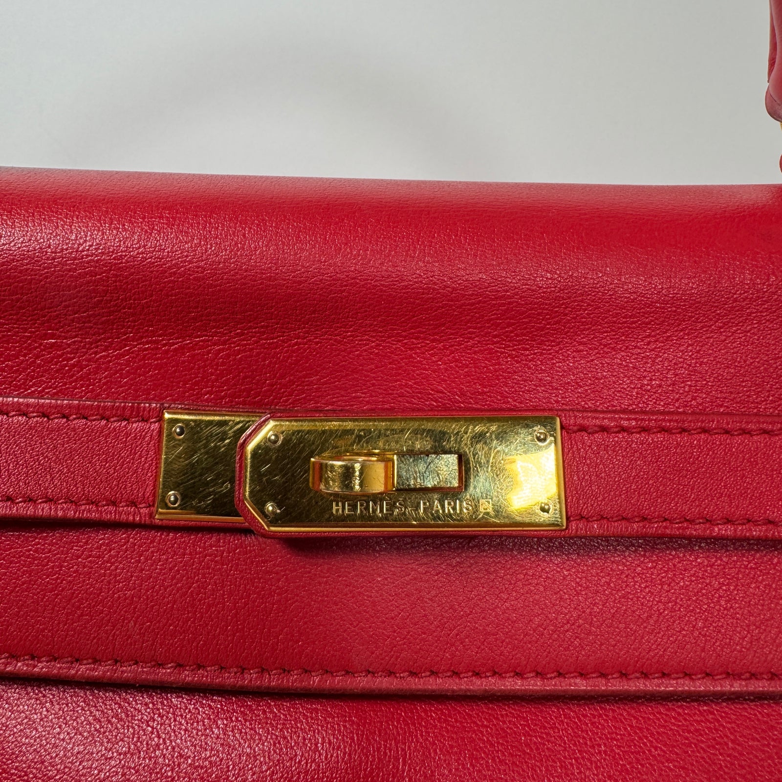 Hermès Kelly Red Retourne 32 Handbag