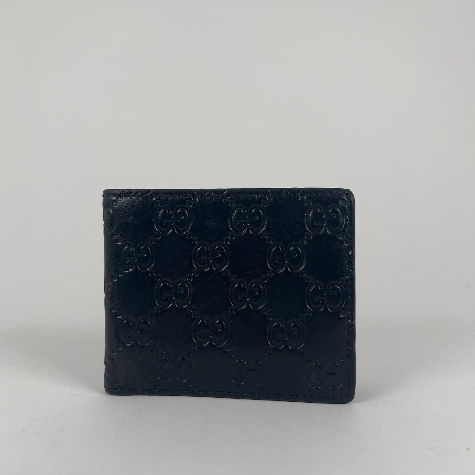Gucci 'GG' Emblem Leather Wallet