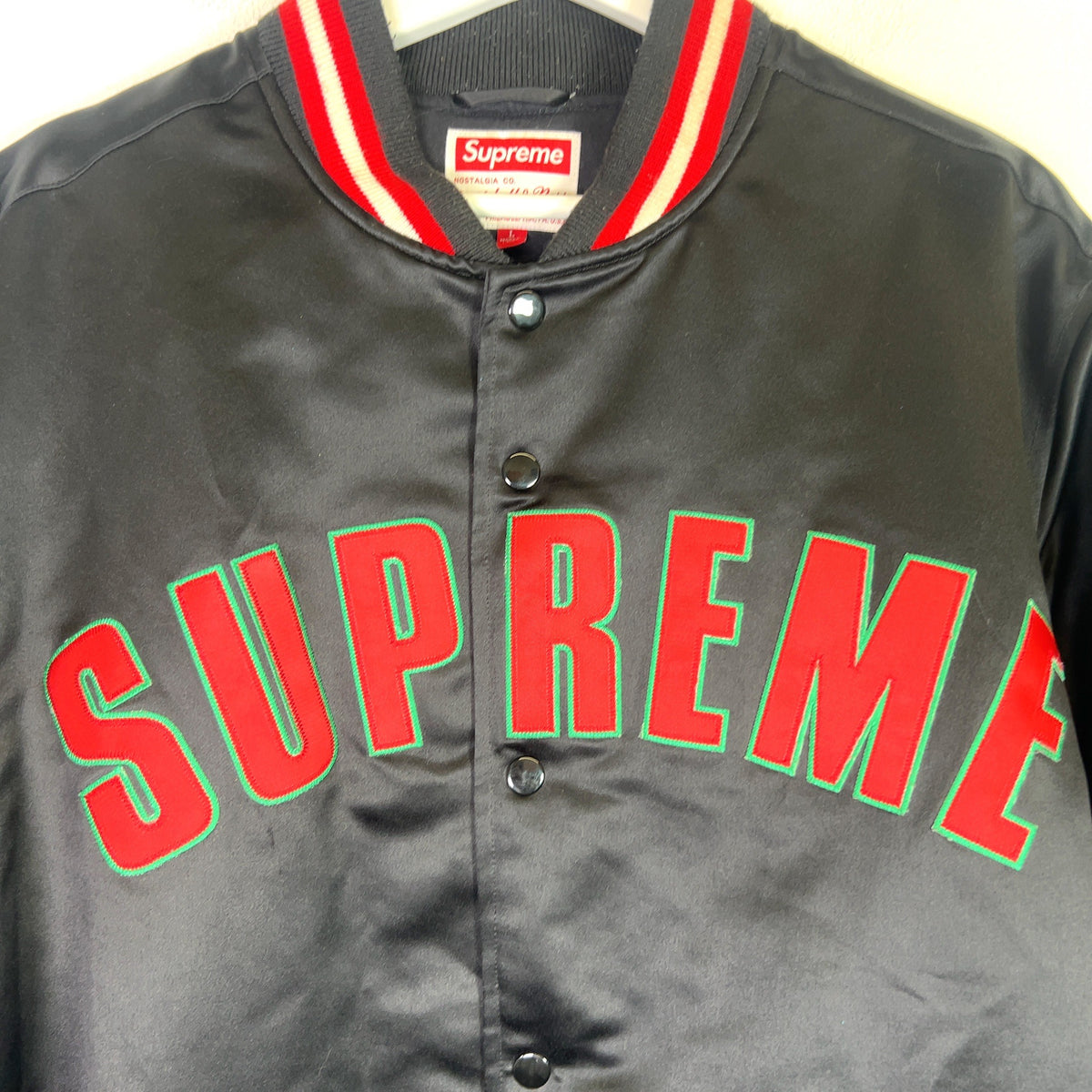 Supreme x Mitchell & Ness SS21 Satin Varsity Jacket