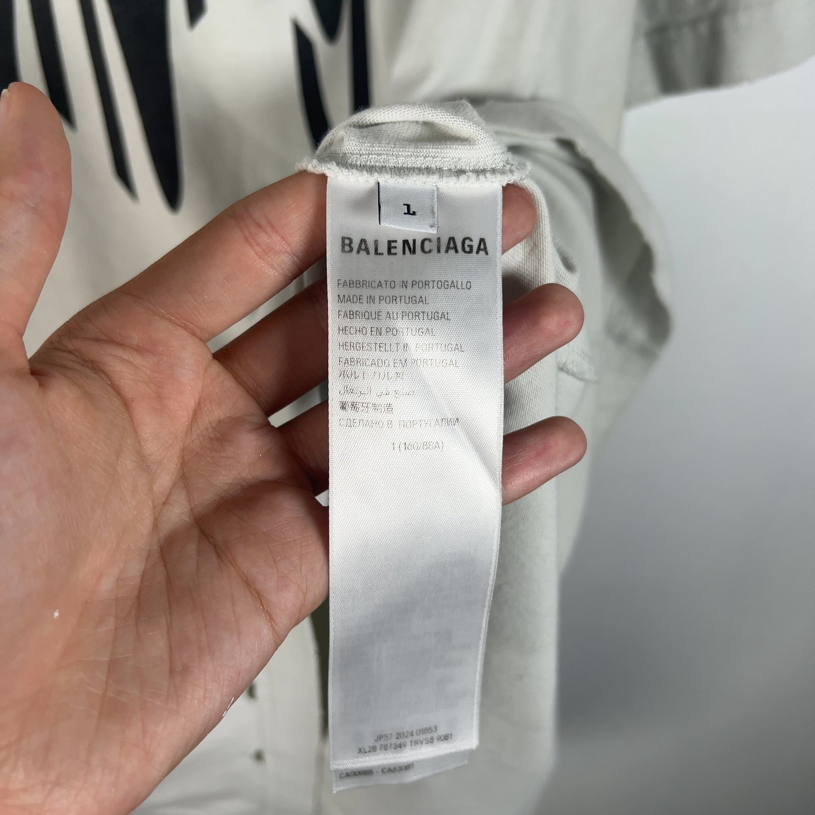 Balenciaga Liquid Sport Logo T-Shirt