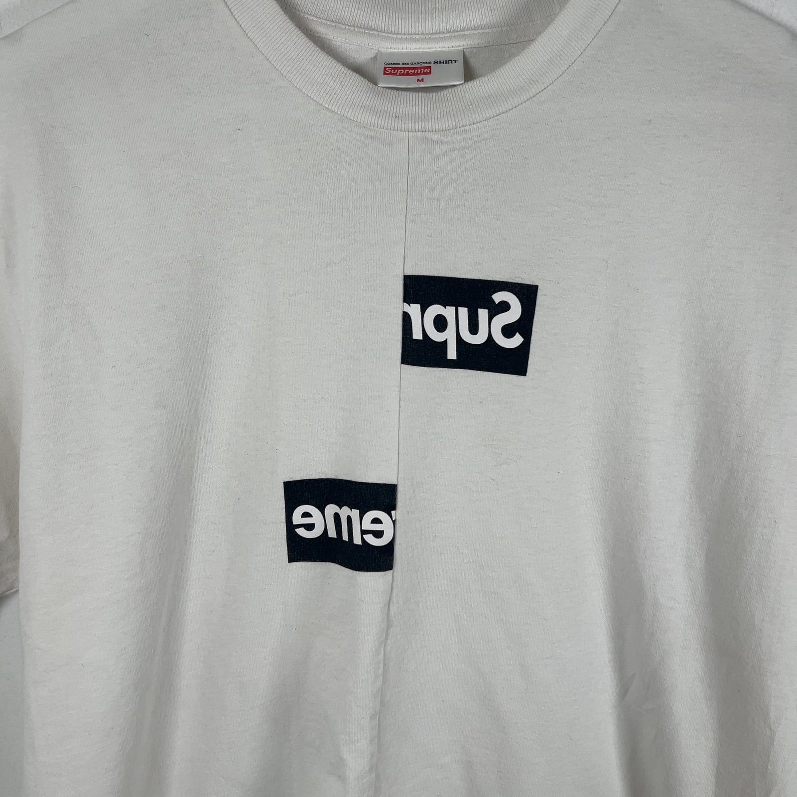 Supreme x Comme Des Garcons Split Box Logo T-Shirt