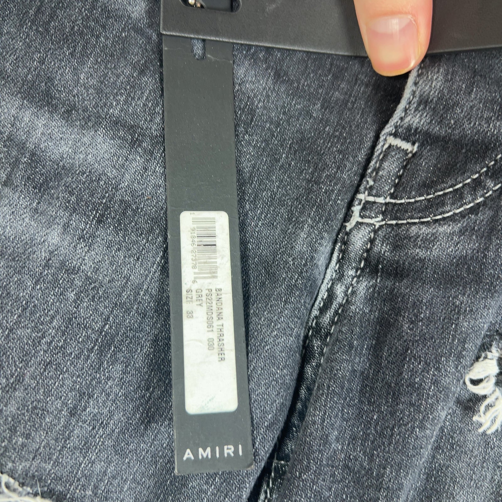 Amiri Bandana Thrasher Jeans