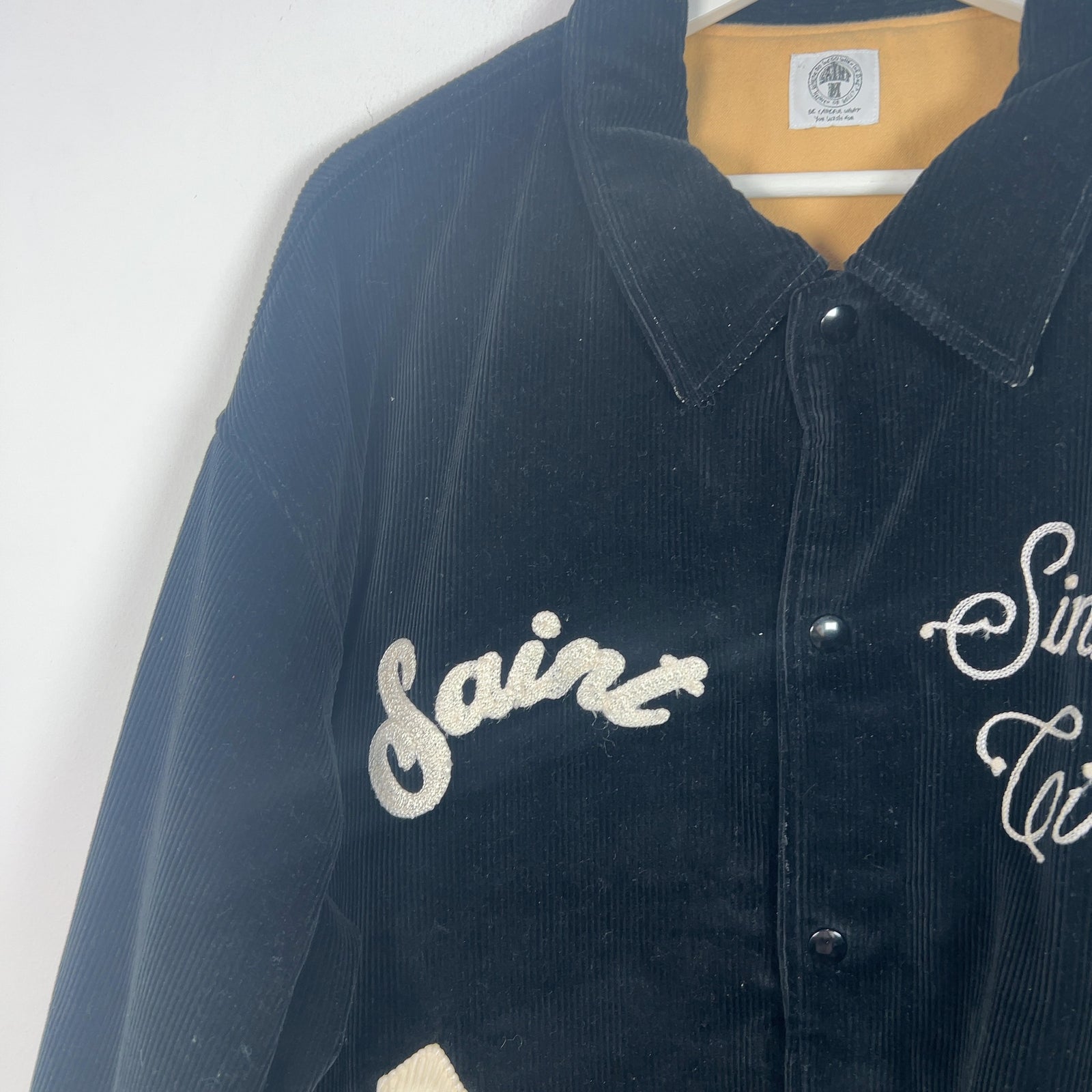 Saint Michael 'Sinner Circus' Corduroy Varsity Jacket