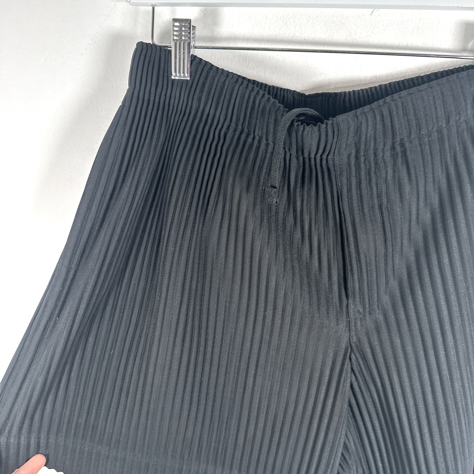 Issey Miyake Pleat Black Shorts Size S