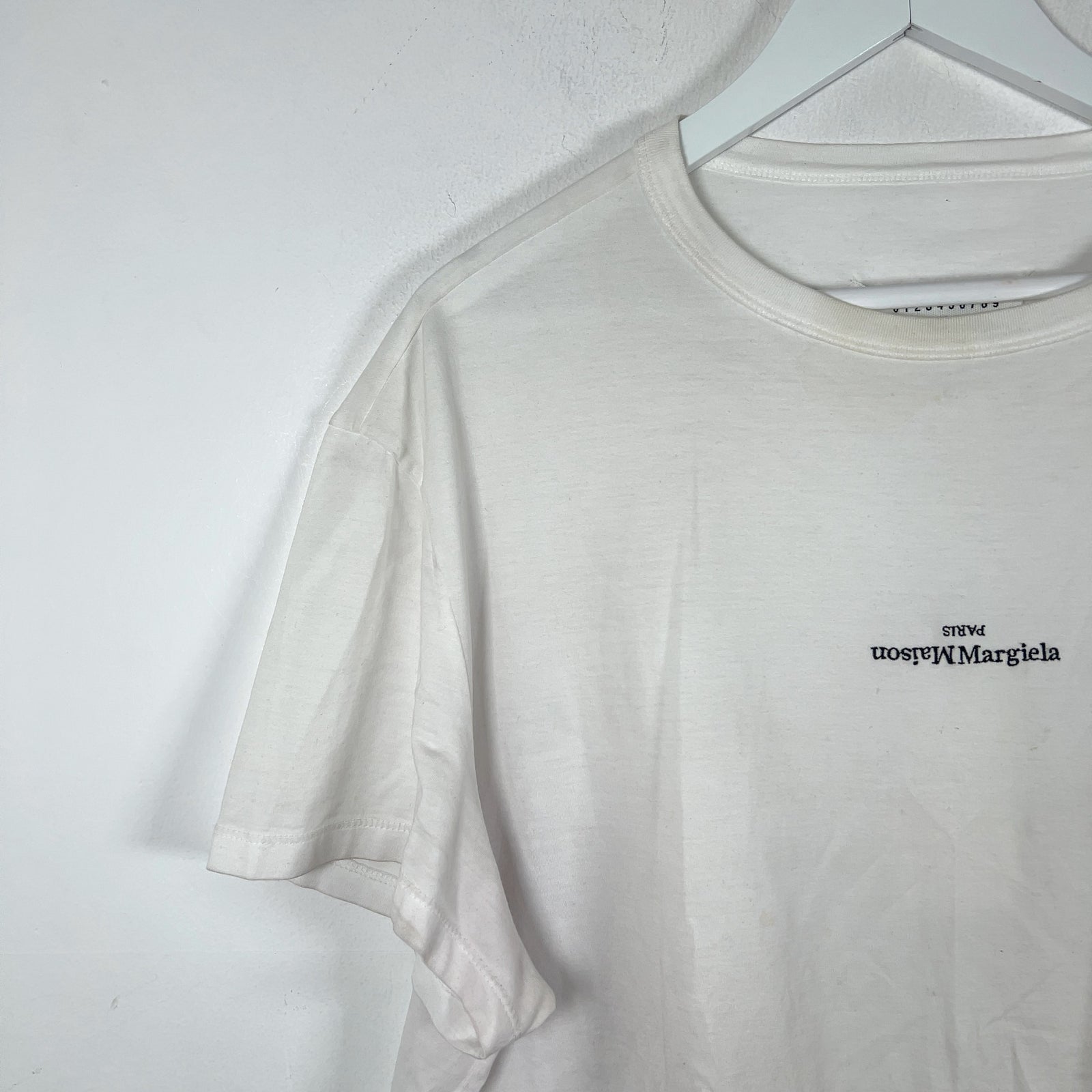 Maison Margiela Upside Down Embroidered Logo T-Shirt