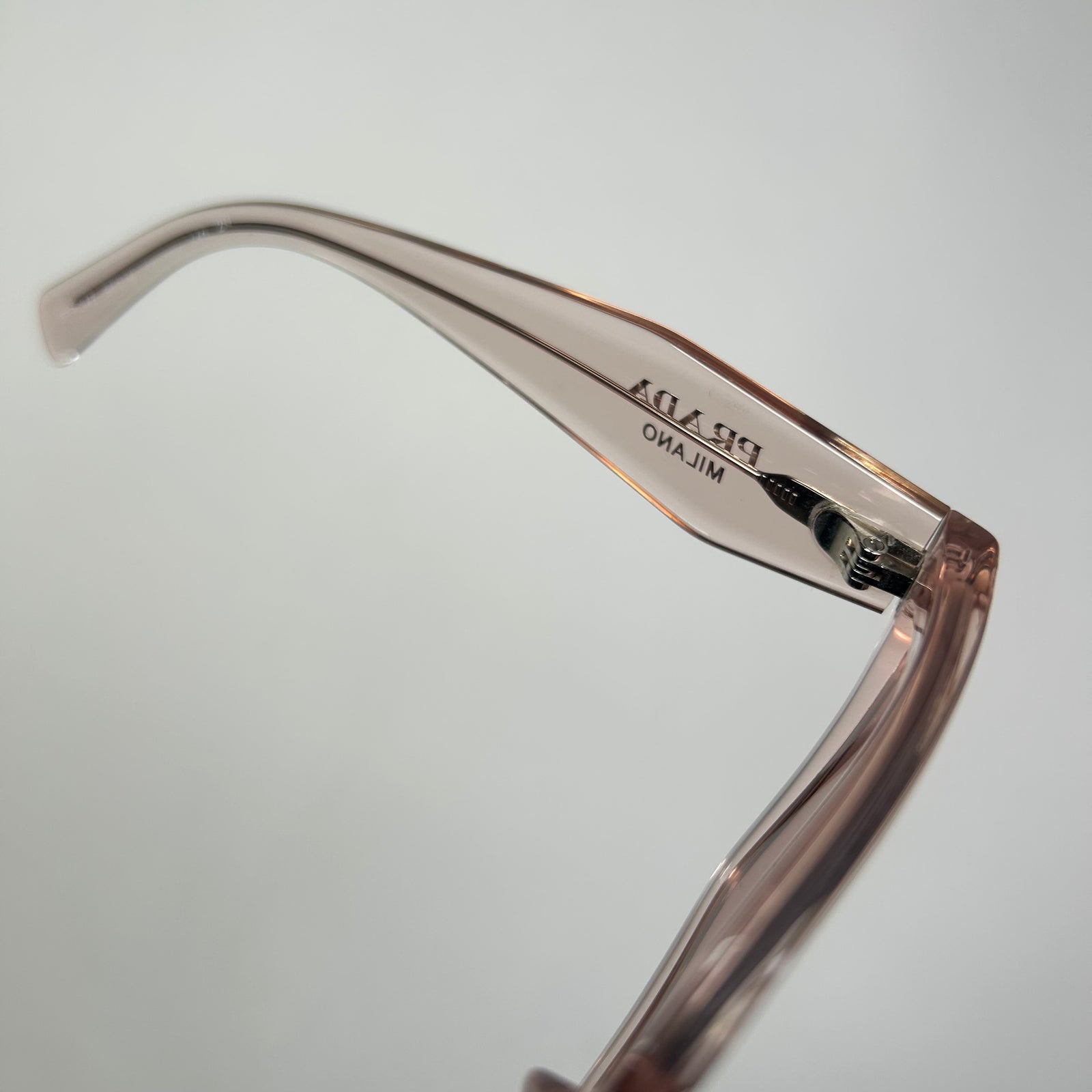 Prada Pink Transparent Sunglasses