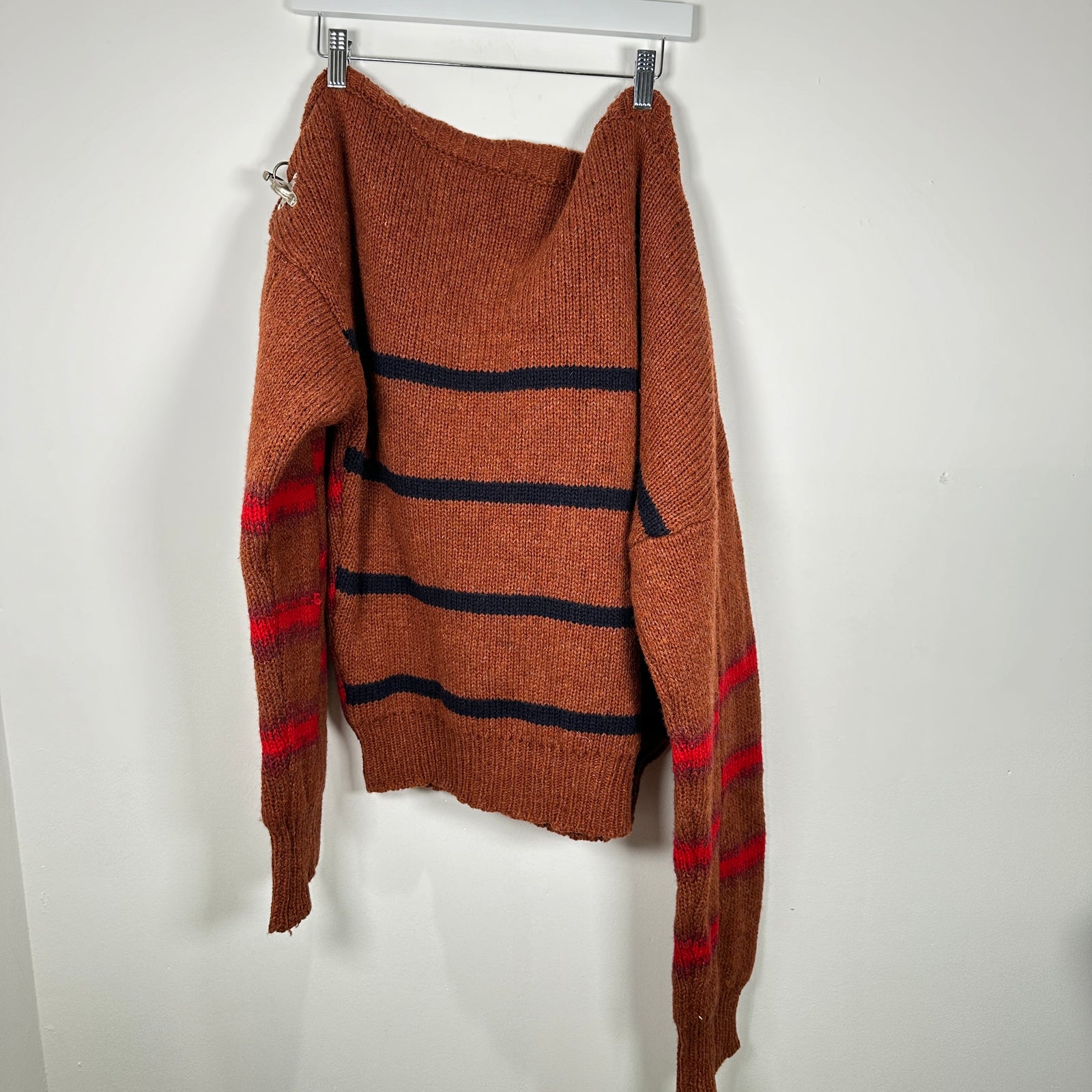 Raf Simons Fireman Buckle Wool Sweater Size L