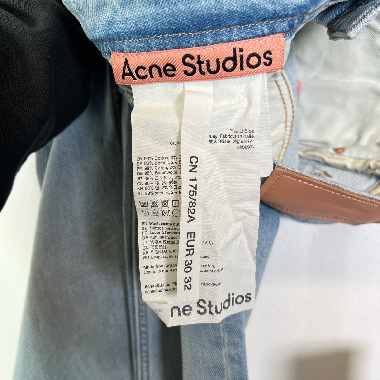 Acne Studios Lightwash 1996 Classic Fit Jeans