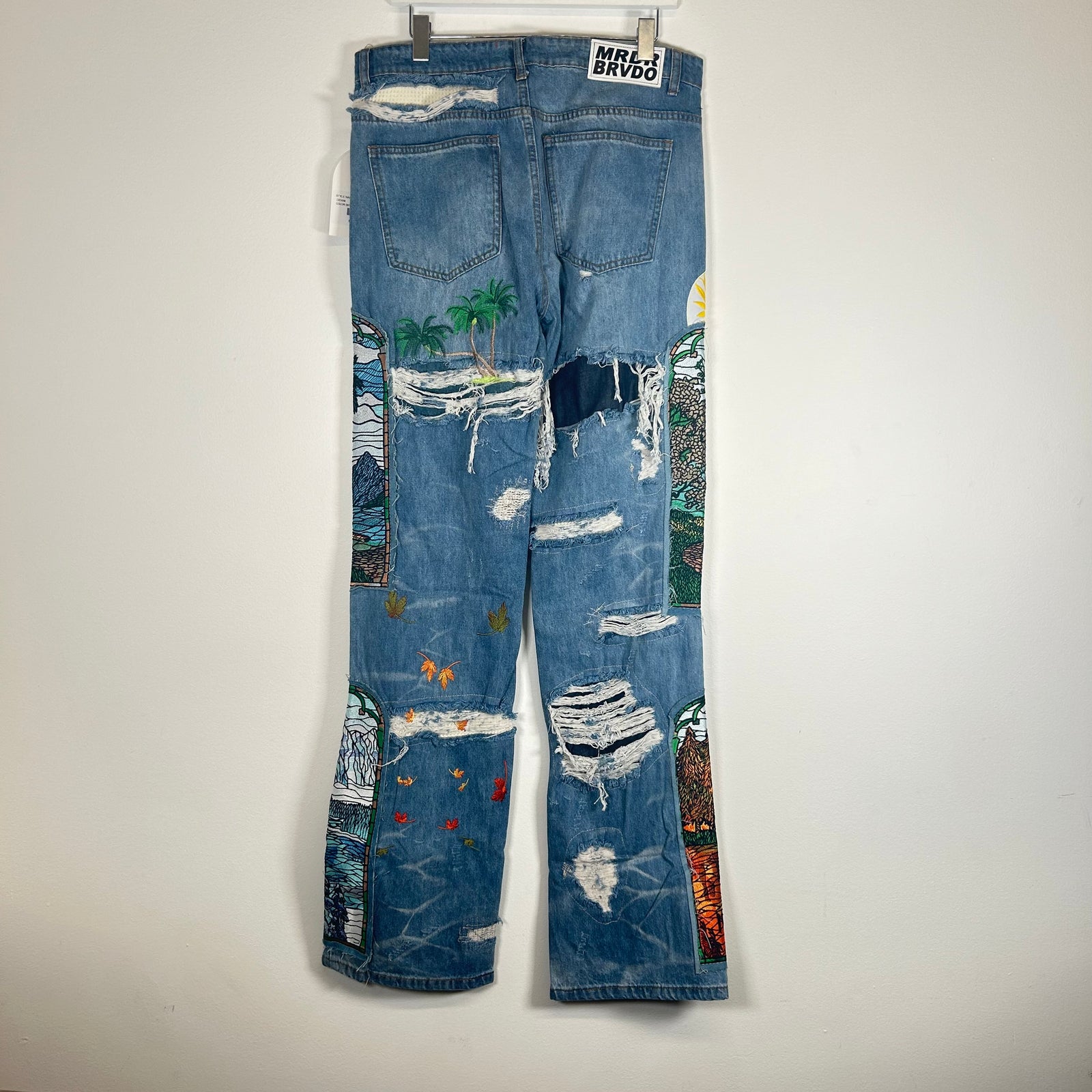 Who Decides War Four Seasons Embroidered Denim Size 34