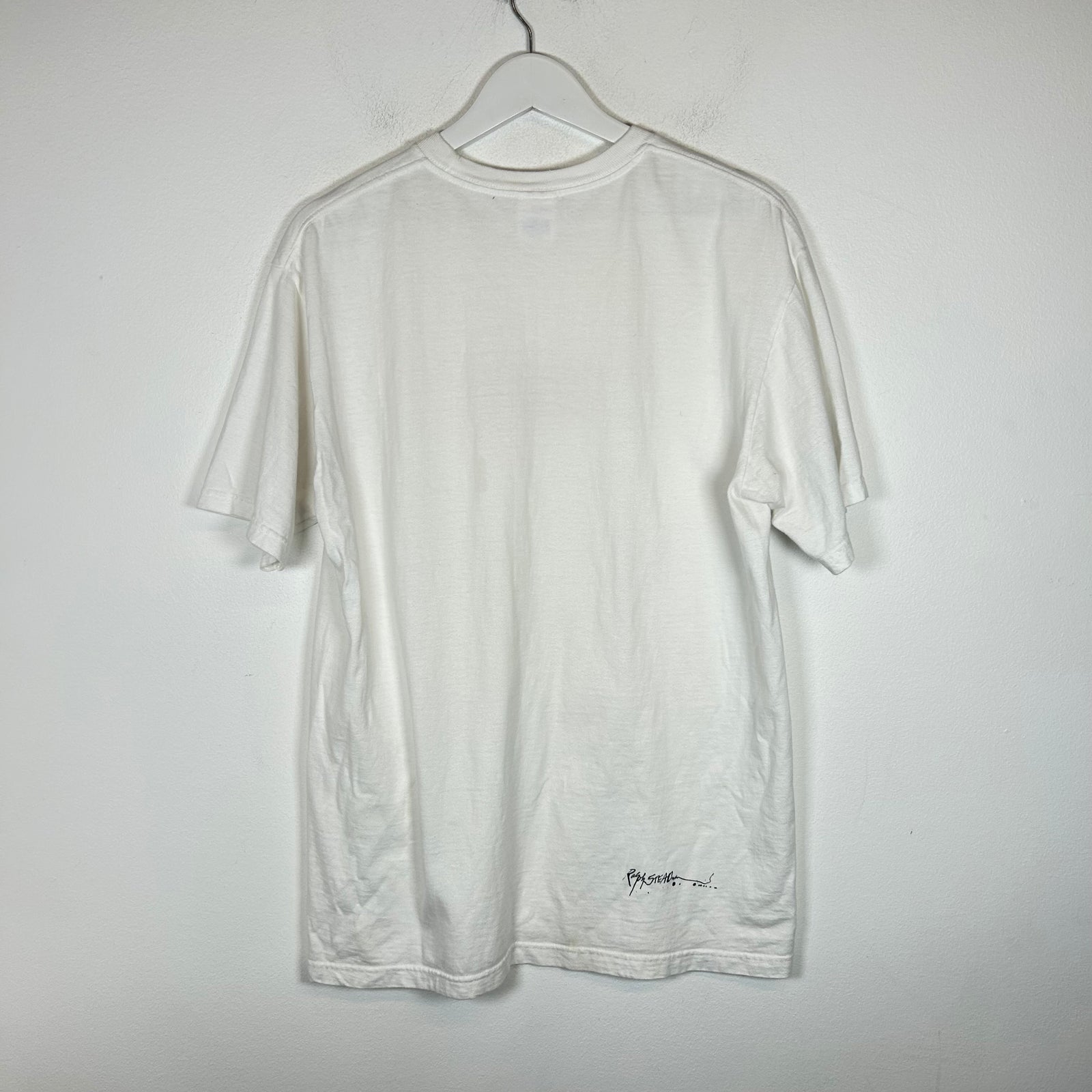 Supreme White Ralph Steadman Box Logo T-Shirt Size M