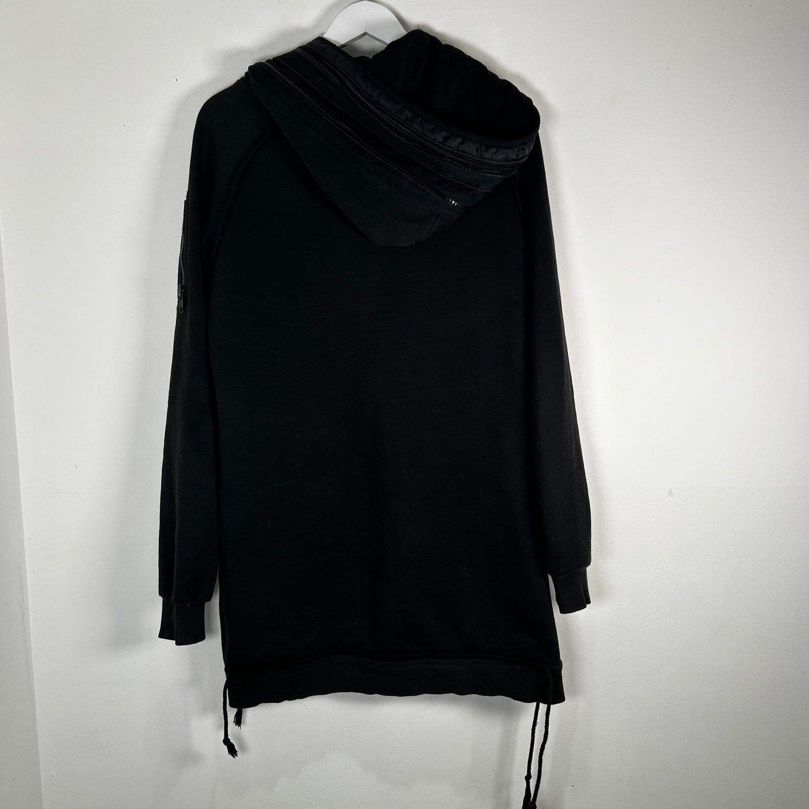 Raf Simons Black Zipper Hoodie Size 1