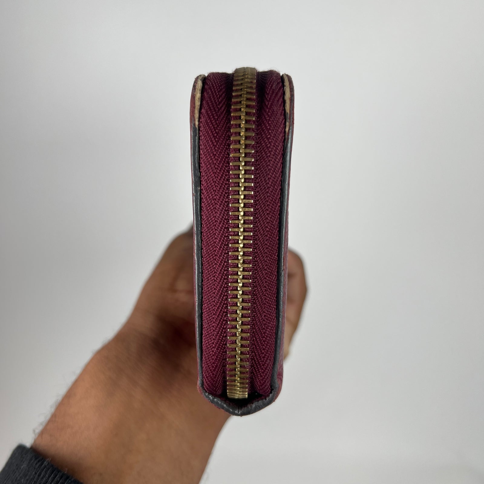 Louis Vuitton Aurore Monogram Empreinte Leather Zippy Wallet